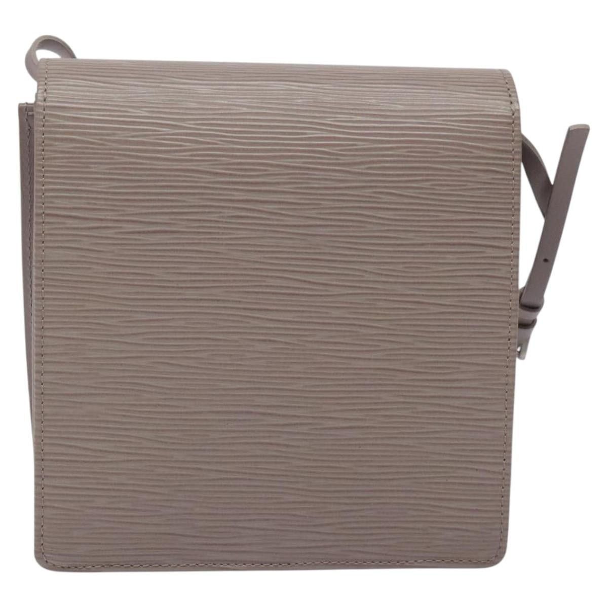 Louis Vuitton LOUIS VUITTON Epi Biarritz Shoulder Bag Gray Pepper M5293c Size ONE SIZE - 2 Thumbnail