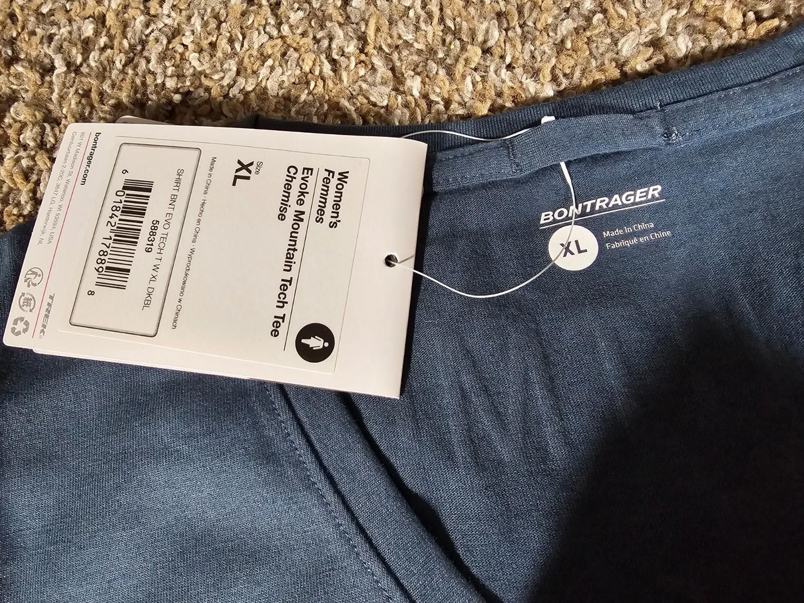 Designer Bontrager EVOKE Mountain Tech Tee XL Department Of Discovery Size ONE SIZE - 4 Thumbnail