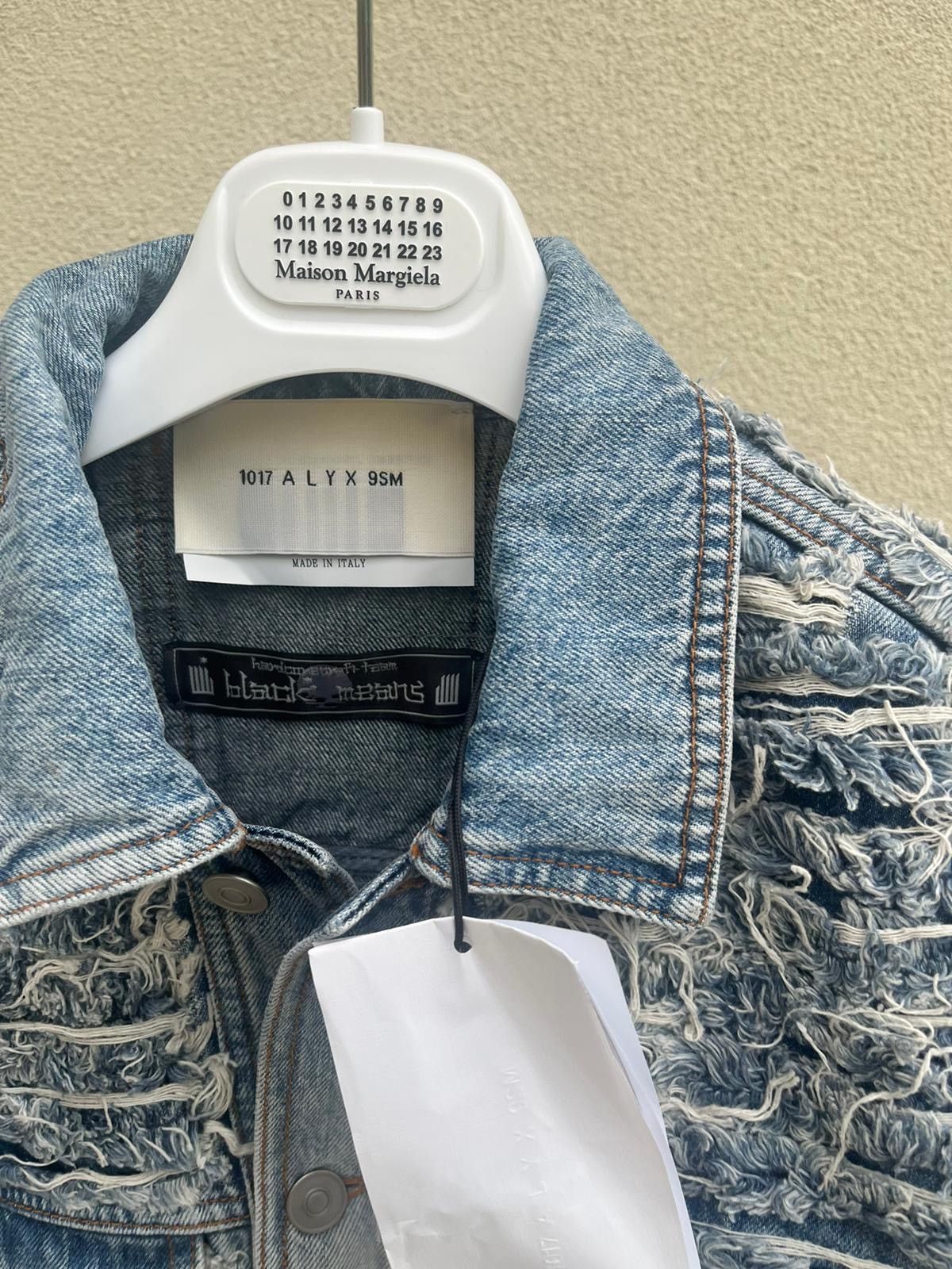 Alyx × Blackmeans Distressed Denim Jacket in Blue Size US L / EU 52-54 / 3 - 9 Thumbnail