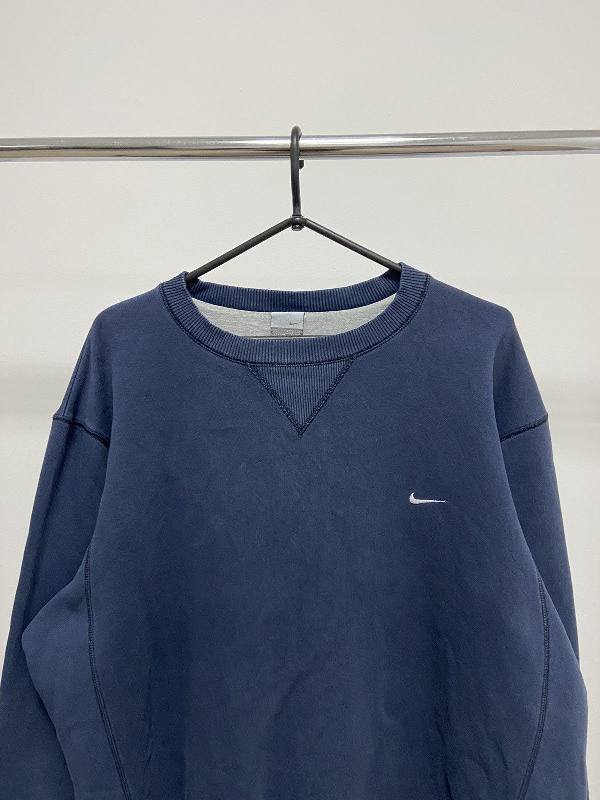Nike × Vintage Nike Sweatshirt Small Swoosh Logo Vintage Y2K 90s Size US L / EU 52-54 / 3 - 2 Thumbnail