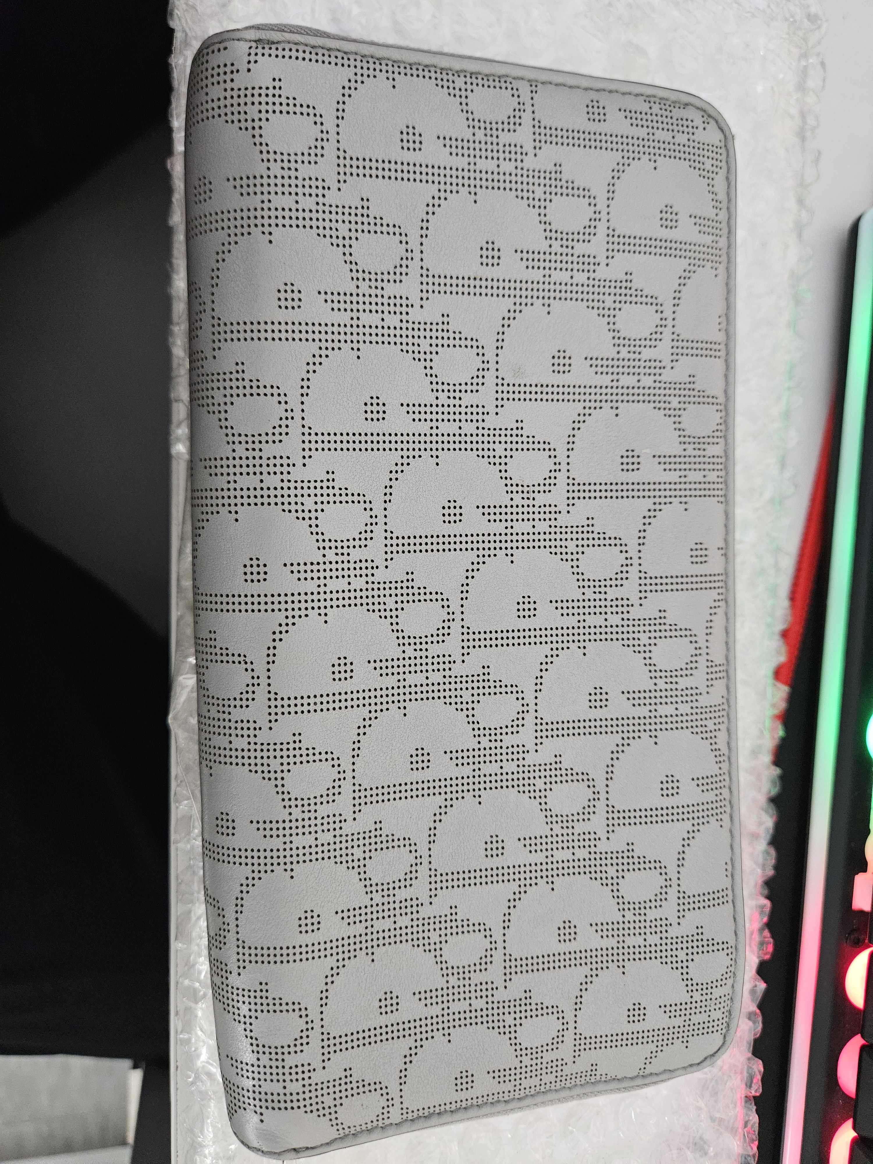 Dior Dior Grey Oblique Galaxy Leather Zipped Long Wallet Size ONE SIZE - 8 Thumbnail