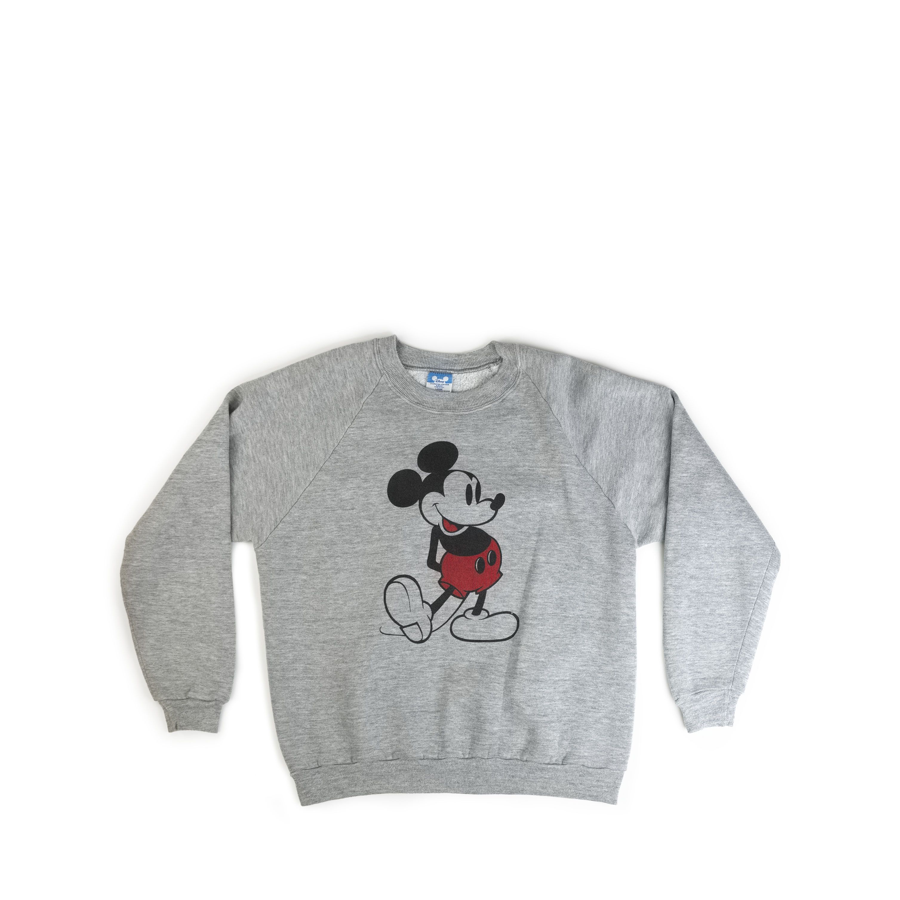 Disney Vintage 1980's Mickey Grey crewneck Size US L / EU 52-54 / 3 - 1 Thumbnail