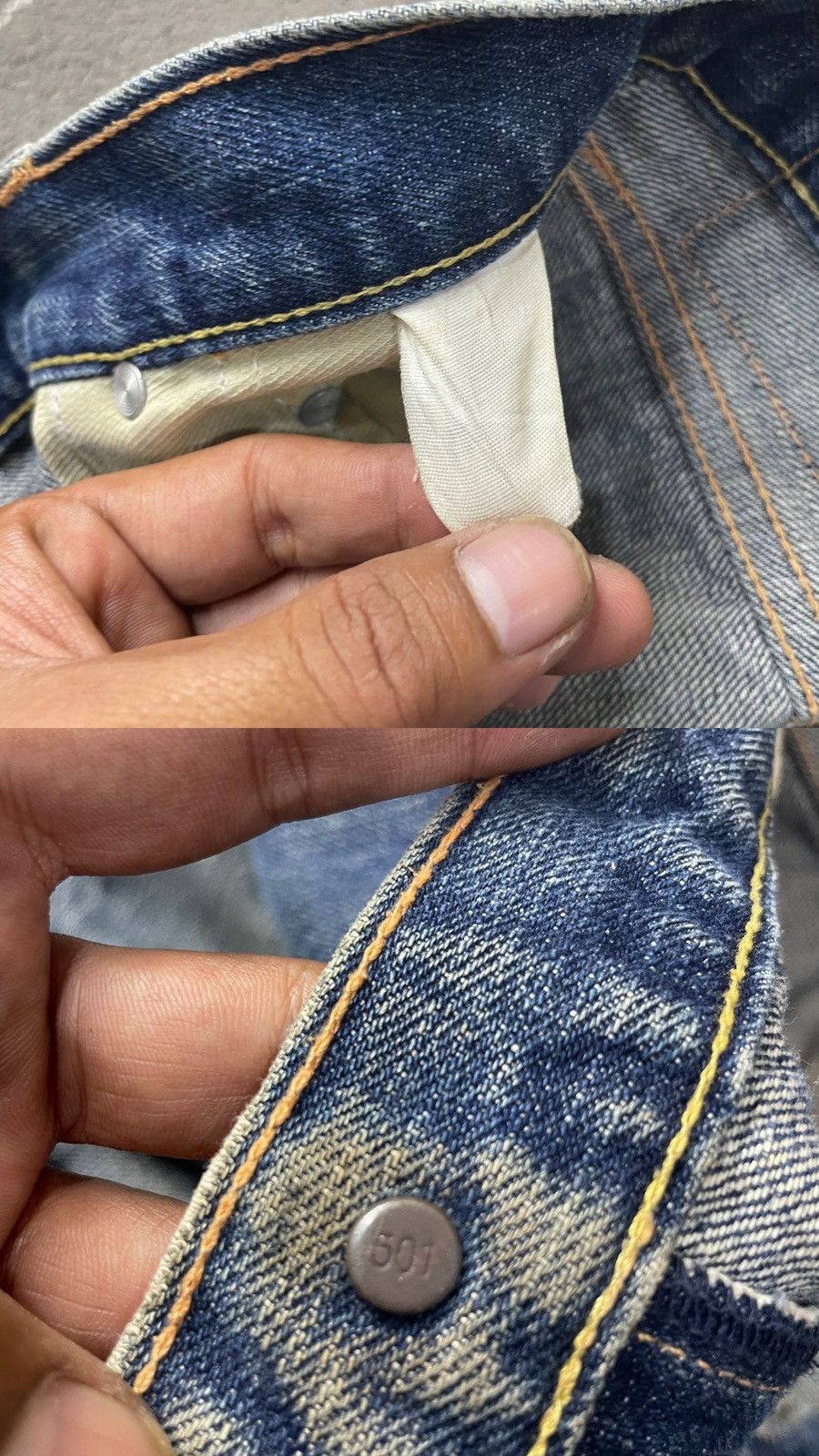 Levi's Levi’s 501 Big E Selvedge Denim Jeans Size US 31 - 12 Thumbnail