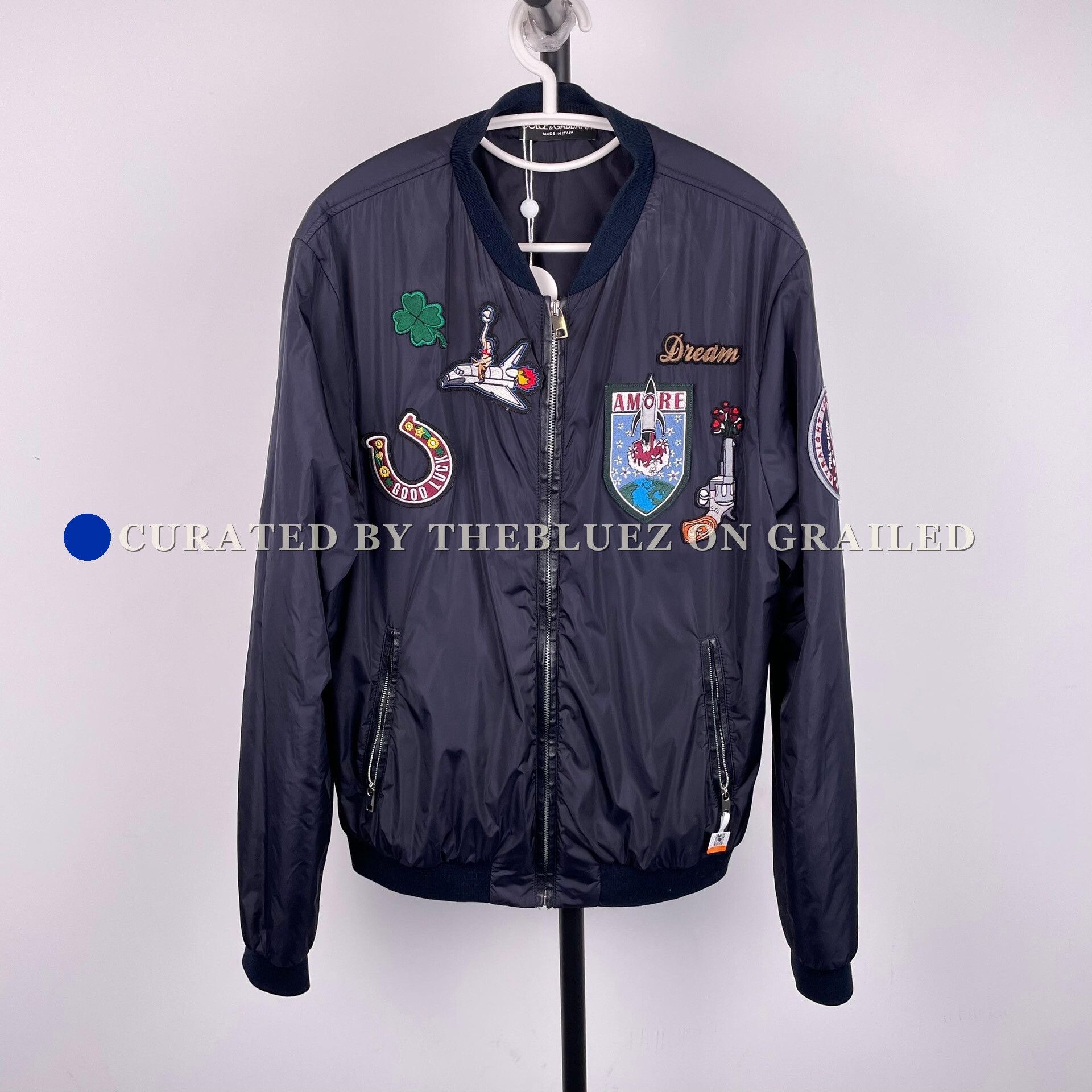 Dolce & Gabbana AW 2003 Archive Dolce&Gabbana Zip Sleeves Bomber