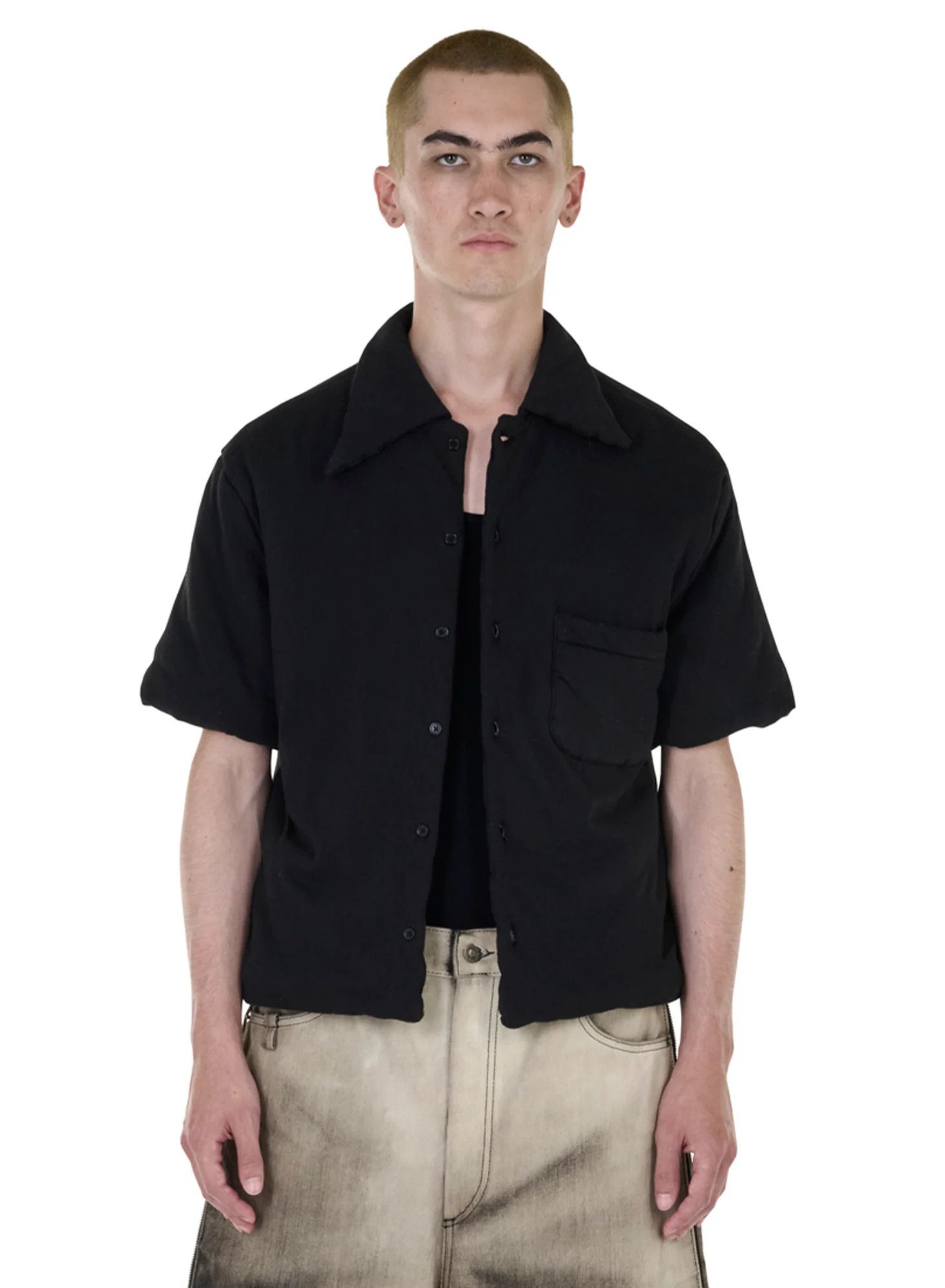 LUU DAN Luu Dan Wadded Shift Shirt (C9 SS2026) Size US M / EU 48-50 / 2 - 1 Thumbnail