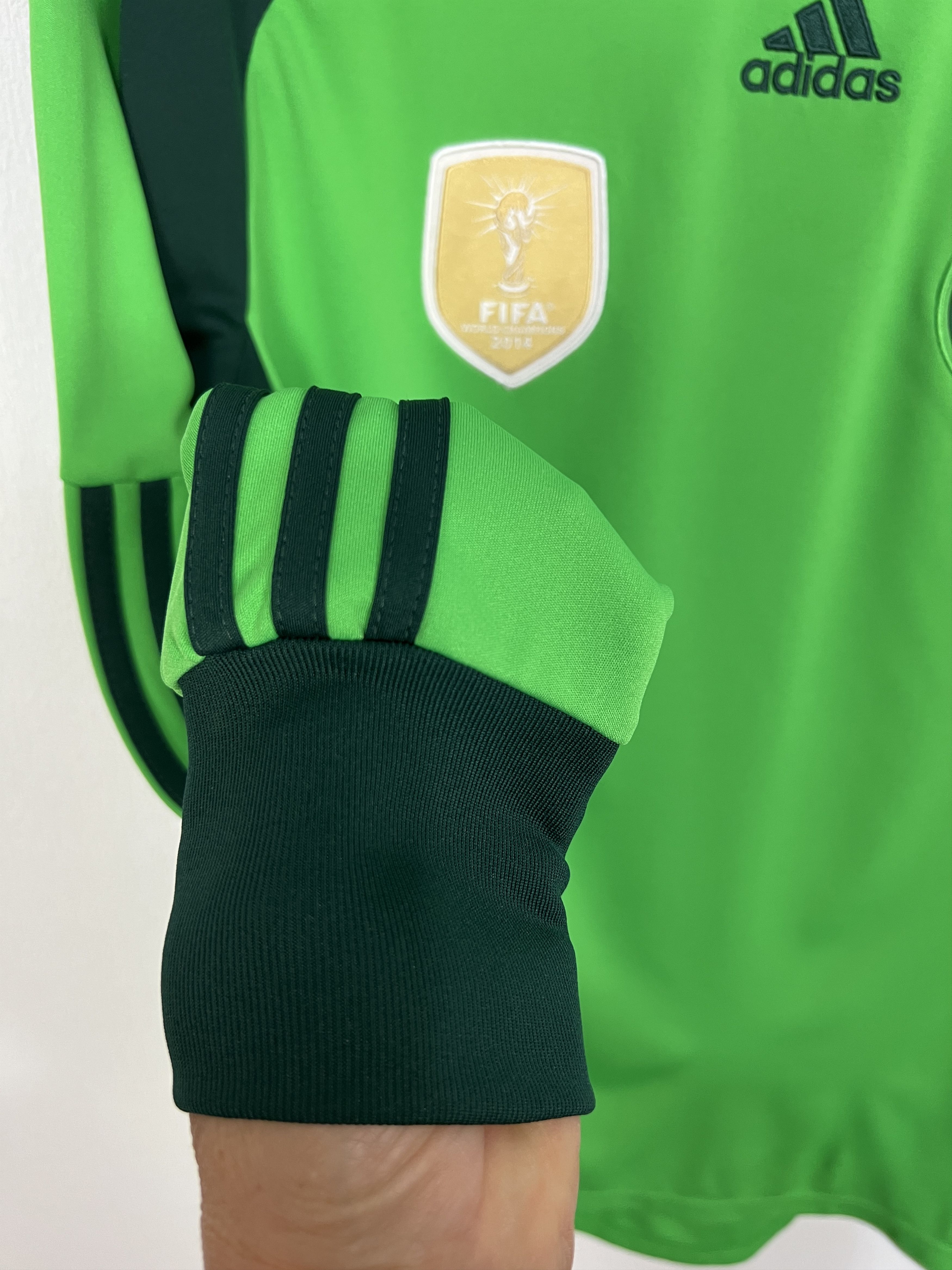 Adidas Germany Goalkeeper football shirt 2013 Soccer Jersey Trikot Size US M / EU 48-50 / 2 - 5 Thumbnail
