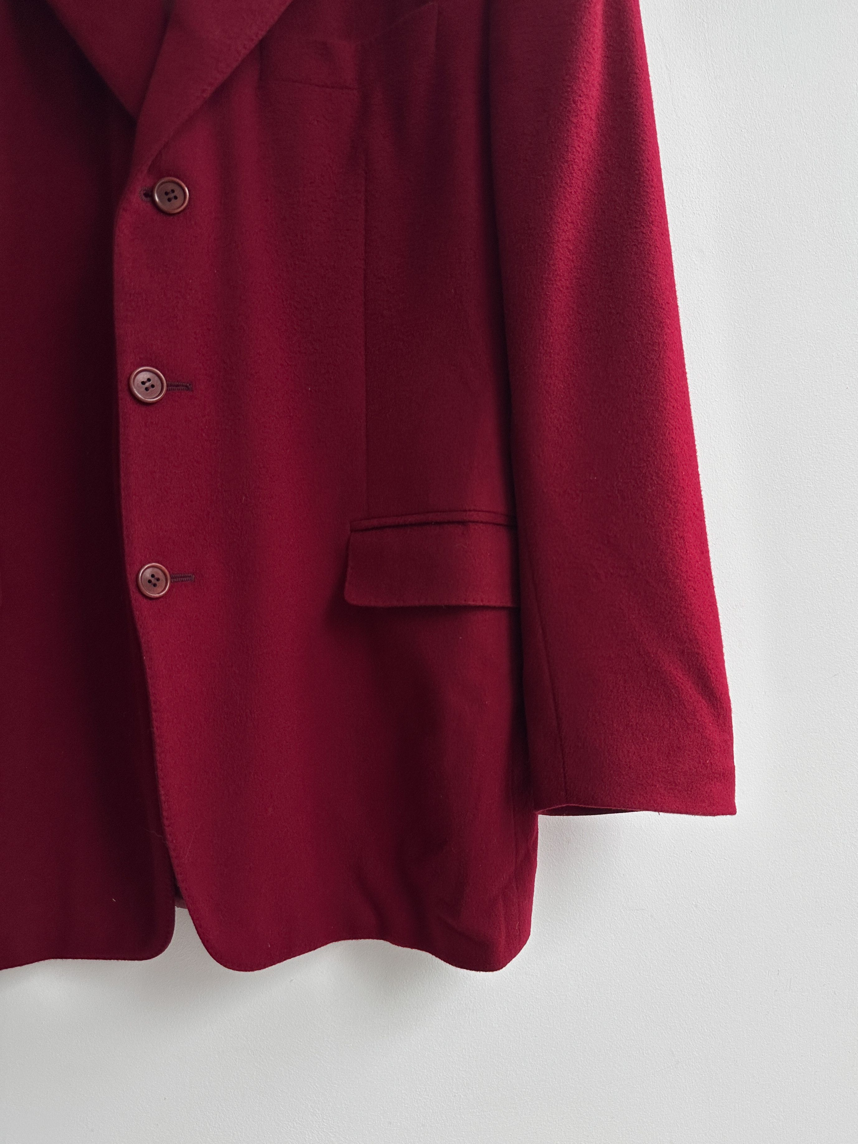 Canali Canali Red Blazer Size 50R - 6 Thumbnail