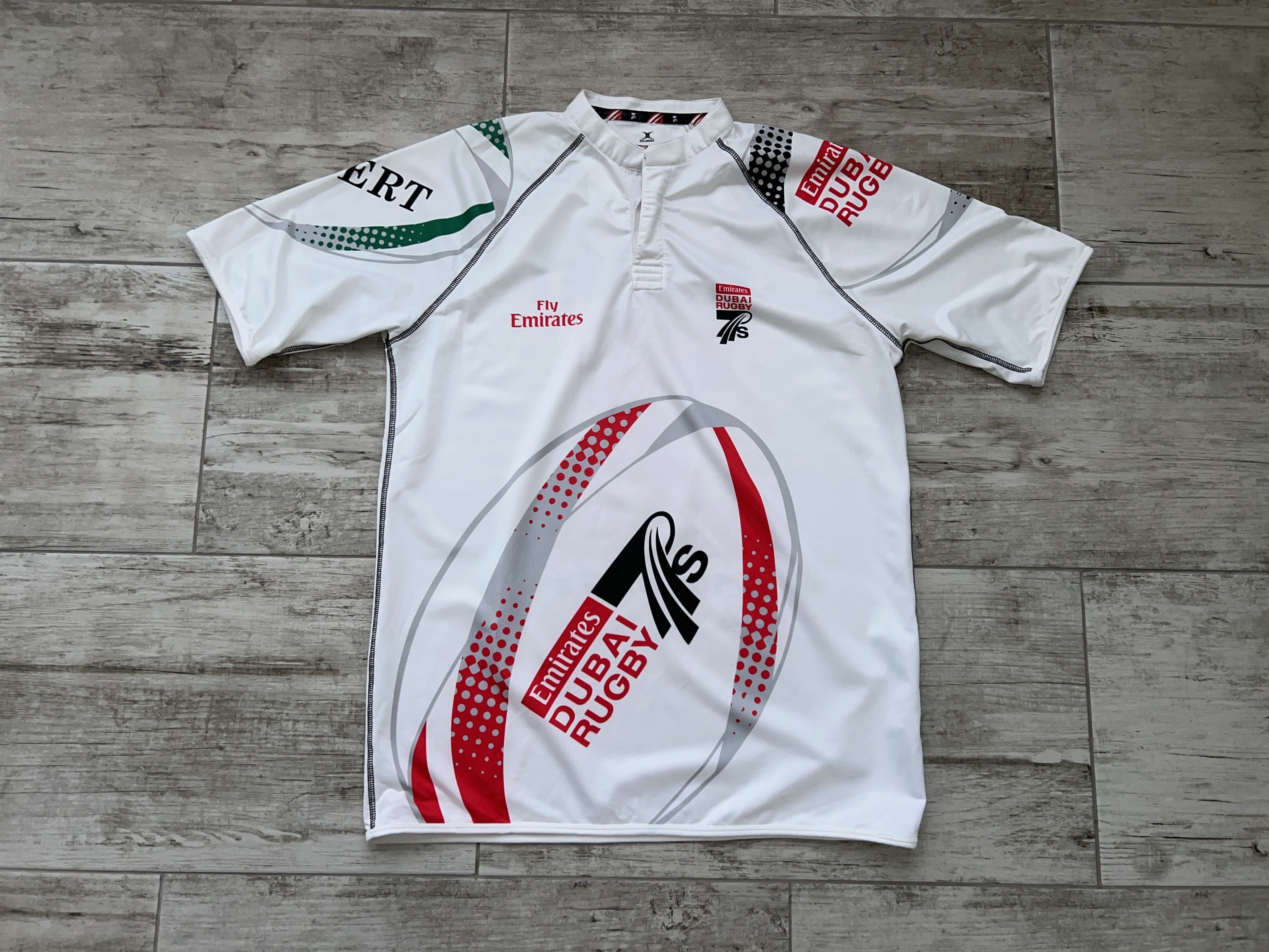 Other Mens Gilbert Fly Emirates Dubai 7’S Rugby T Shirt Jersey Top Size US XL / EU 56 / 4 - 1 Thumbnail