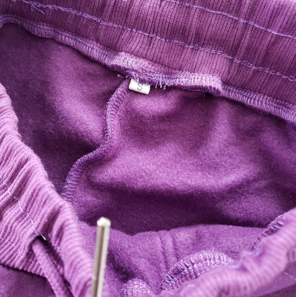 Designer Purple Classic Marquee Sweat Suit Bottoms Size 30" / US 8 / IT 44 - 3 Thumbnail