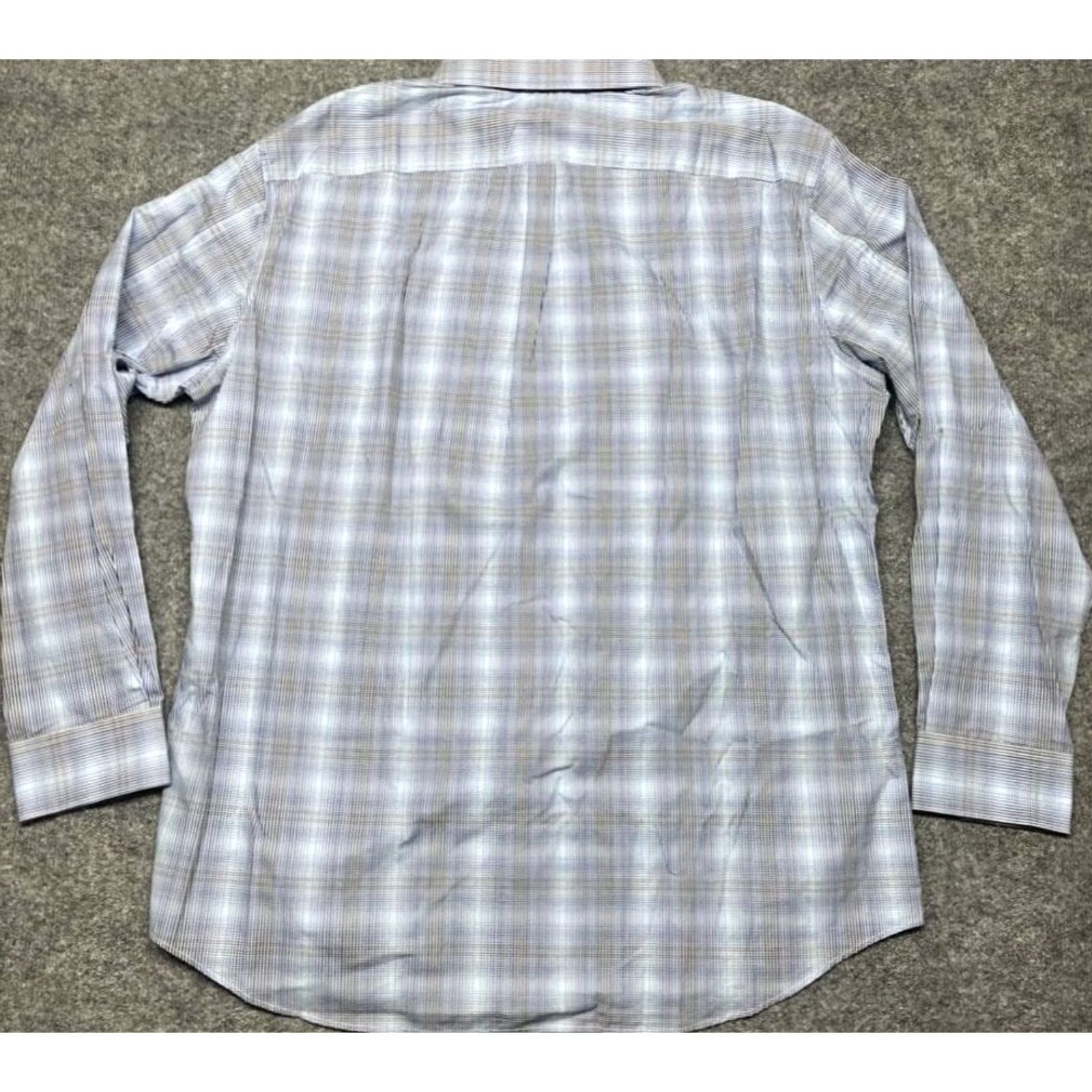 Apt. 9 Apt. 9 Shirt Mens XL Multicolor Plaid Long Sleeve Button Up Cotton Size US XL / EU 56 / 4 - 6 Thumbnail