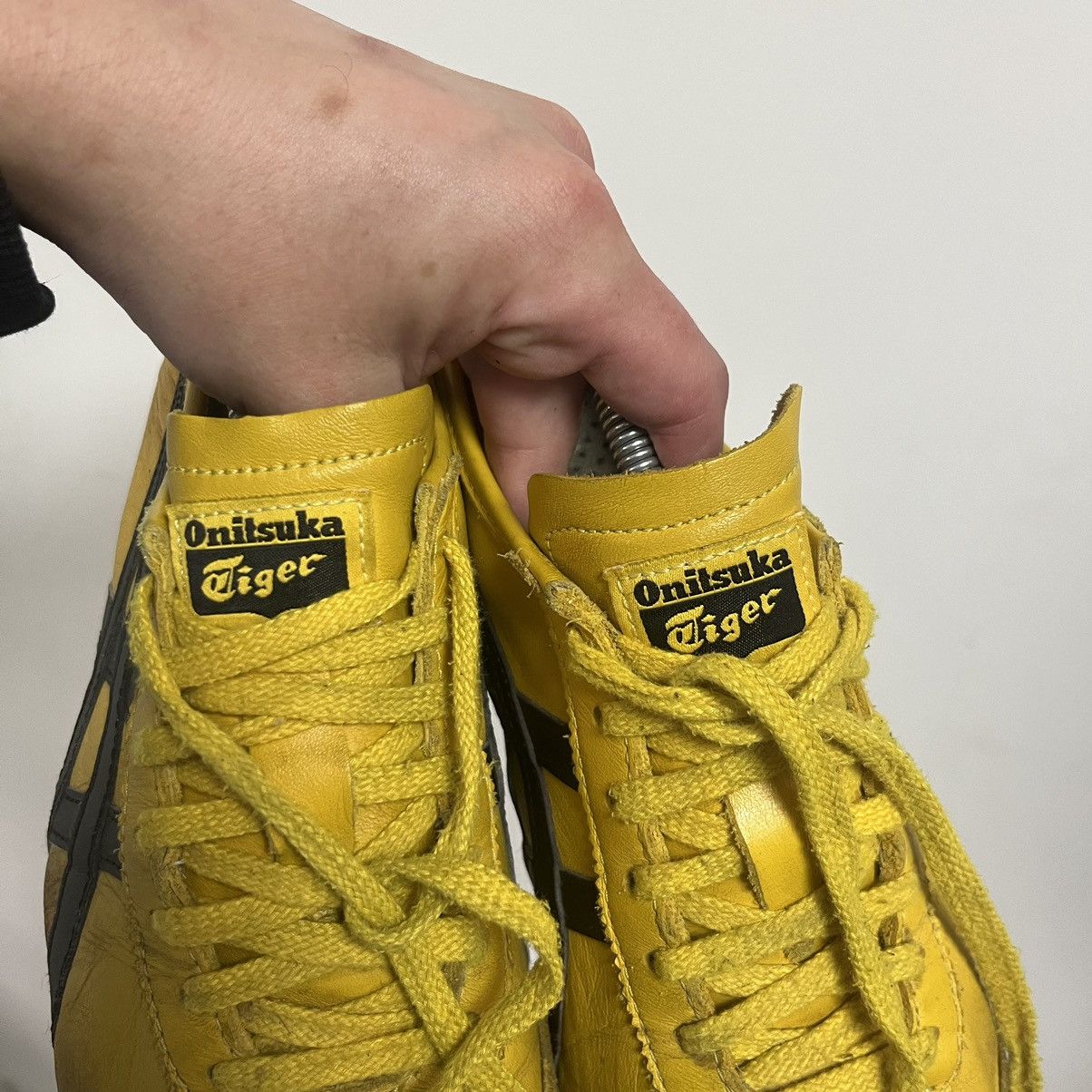 Asics Vintage ASICS Tiger Onitsuka Leather Sneakers shoes Yellow Size US 8 / EU 41 - 8 Thumbnail