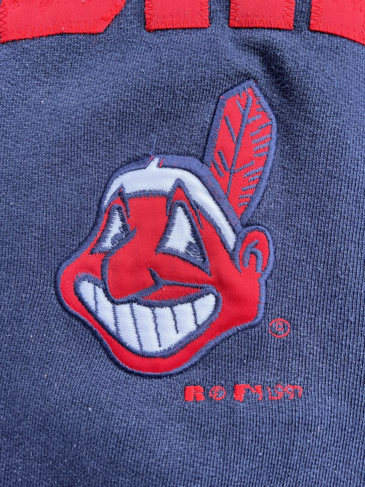 Russell Athletic VTG Russell Athletic “Indians” Logo Boxy Baggy Sweatshirt Size US L / EU 52-54 / 3 - 4 Thumbnail