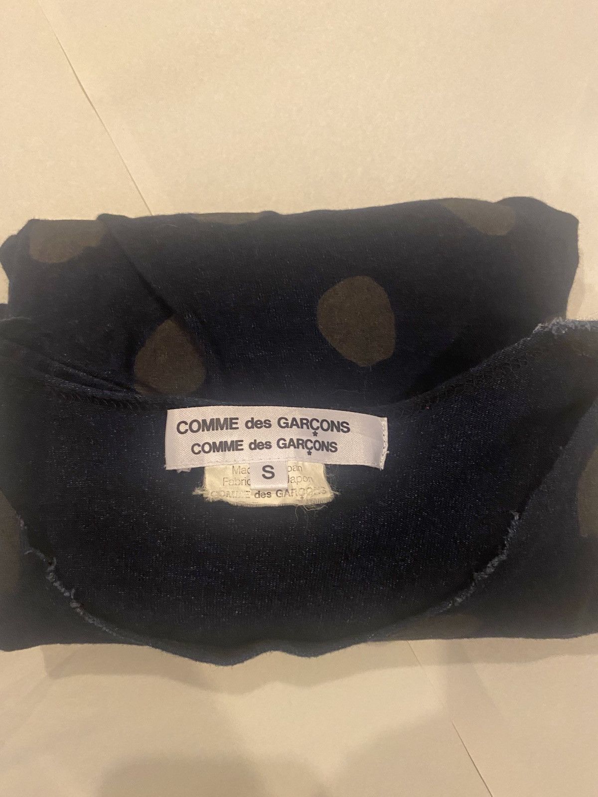 Comme des Garcons Comme des garcon blue polka dot longsleeve Size S / US 4 / IT 40 - 4 Thumbnail