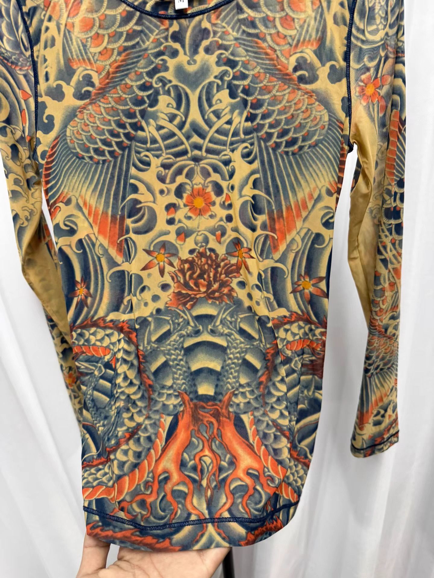 Jean Paul Gaultier Jean Paul Gaultier Chinese Style Tattoo Bodysuit K20 Size US M / EU 48-50 / 2 - 6 Thumbnail