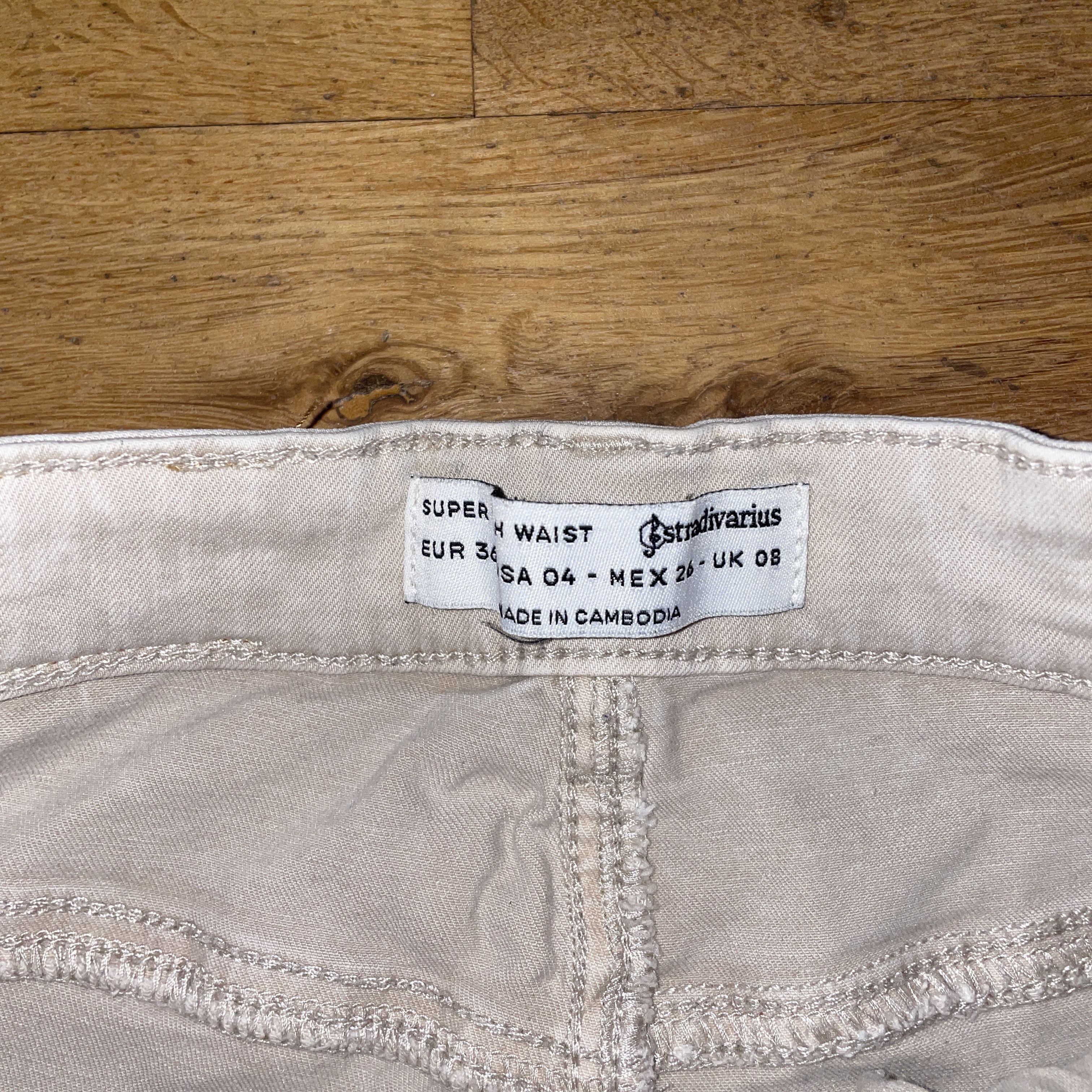 Other Stradivarius Women's Fashionable High Waist Jeans Size 36 Size 26" / US 2 / IT 38 - 3 Thumbnail