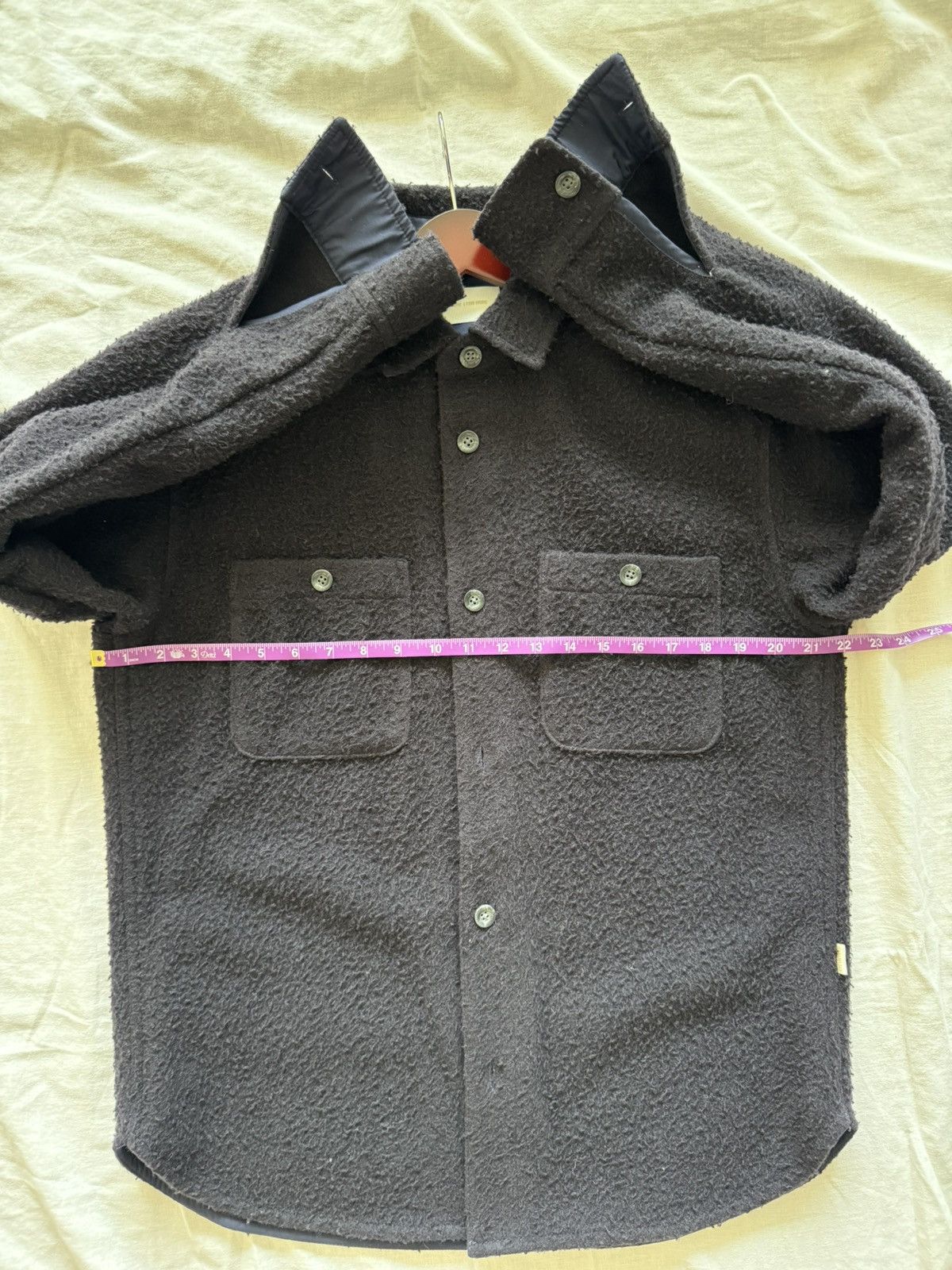 Aime Leon Dore ALD Casentino Shirt Medium Navy Wool Size US M / EU 48-50 / 2 - 12 Thumbnail