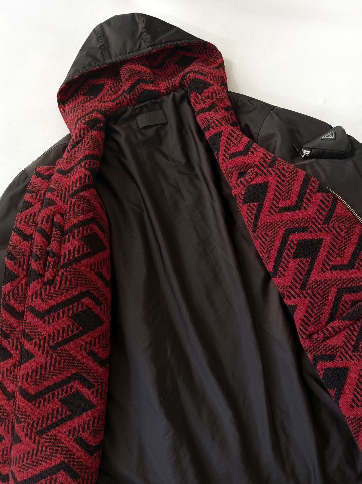 Prada Prada F/W21 Runway by Raf Simons Re-Nylon Zip Hoodie Bomber Size US S / EU 44-46 / 1 - 9 Thumbnail