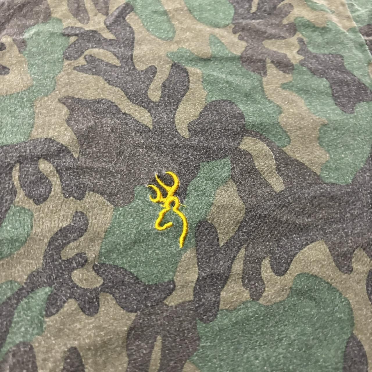 Japanese Brand × Vintage Vintage Y2K/2000s Camo Pattern Skater T-Shirt! Size US XL / EU 56 / 4 - 3 Thumbnail