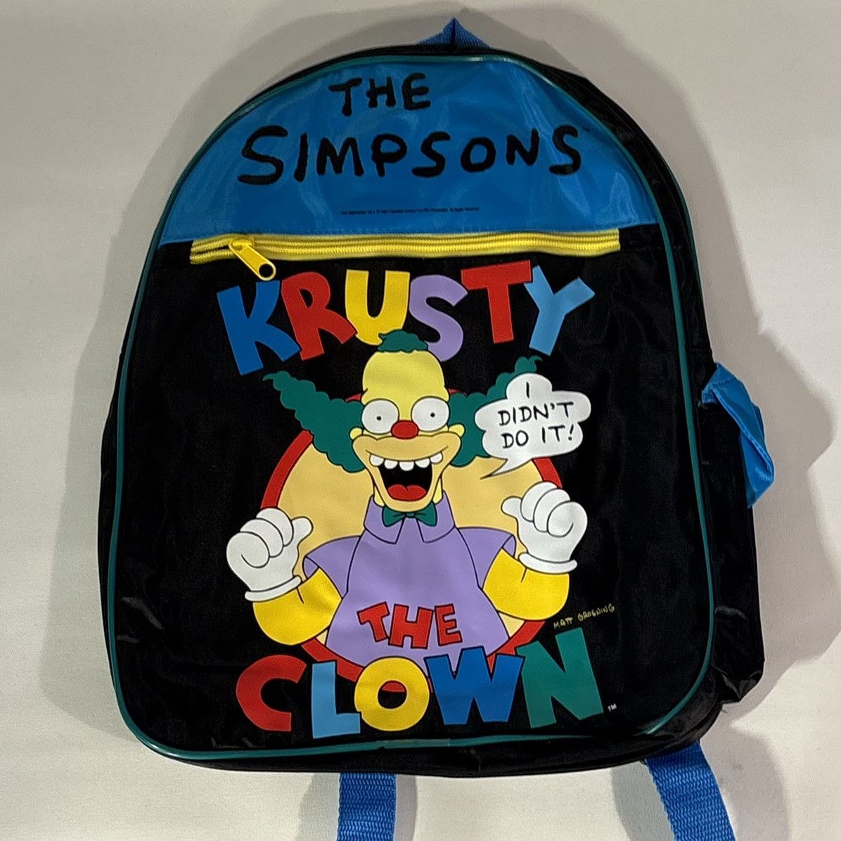 Vintage Vintage 90s Simpsons Bags Krusty The Clown Youth Sz Backpack Size ONE SIZE - 2 Thumbnail