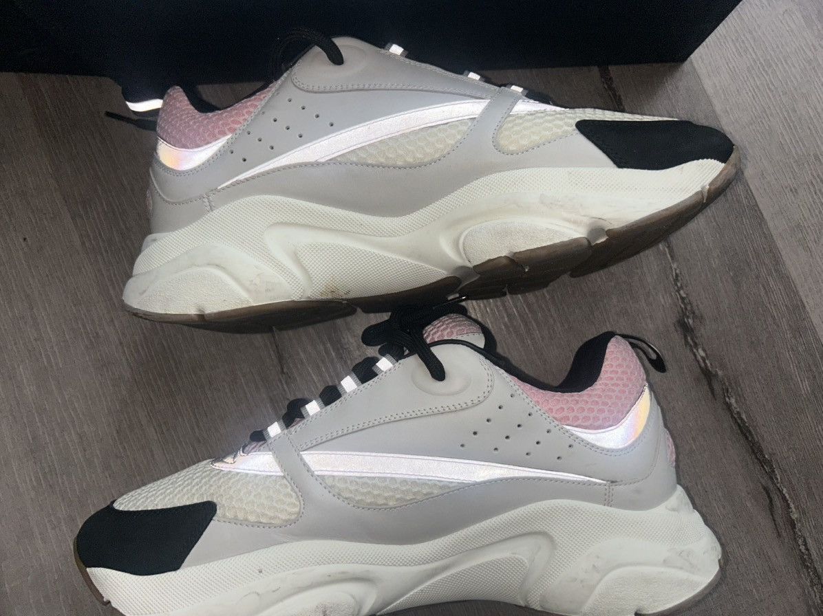 Dior Dior B22 Mesh Sneakers Pink/Grey (Size 43) Size US 10 / EU 43 - 5 Thumbnail
