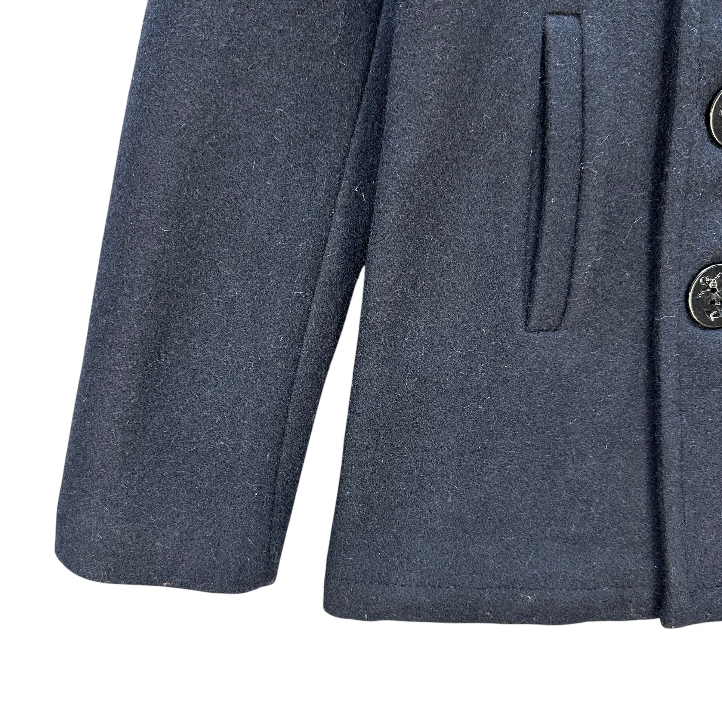 Schott SCHOTT X Earth Music & Ecology Double Breast Coat #A78-1891 Size S / US 4 / IT 40 - 4 Thumbnail