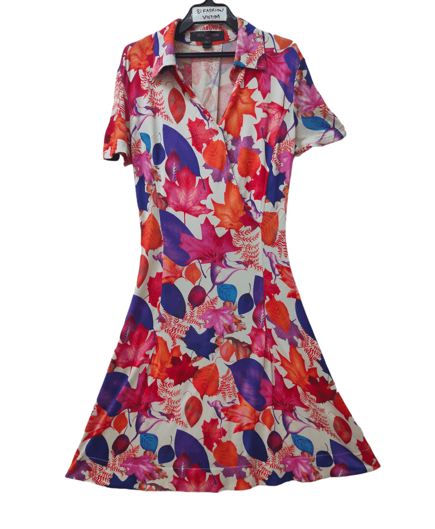 image of Louis Vuitton Silk Floral Gowns Mini Dresses, Women's (Size Medium)