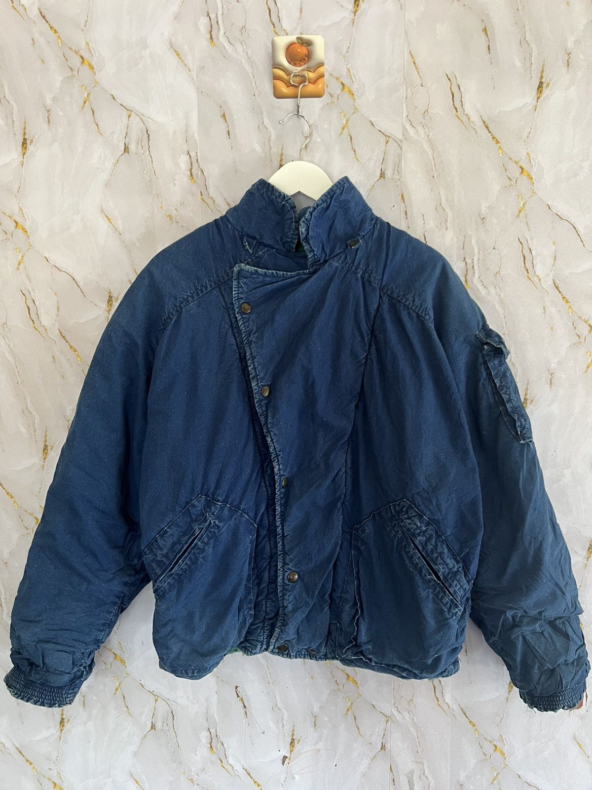 Vintage Vintage Italian Denim Jacket Made in Italy Size US XL / EU 56 / 4 - 1 Thumbnail