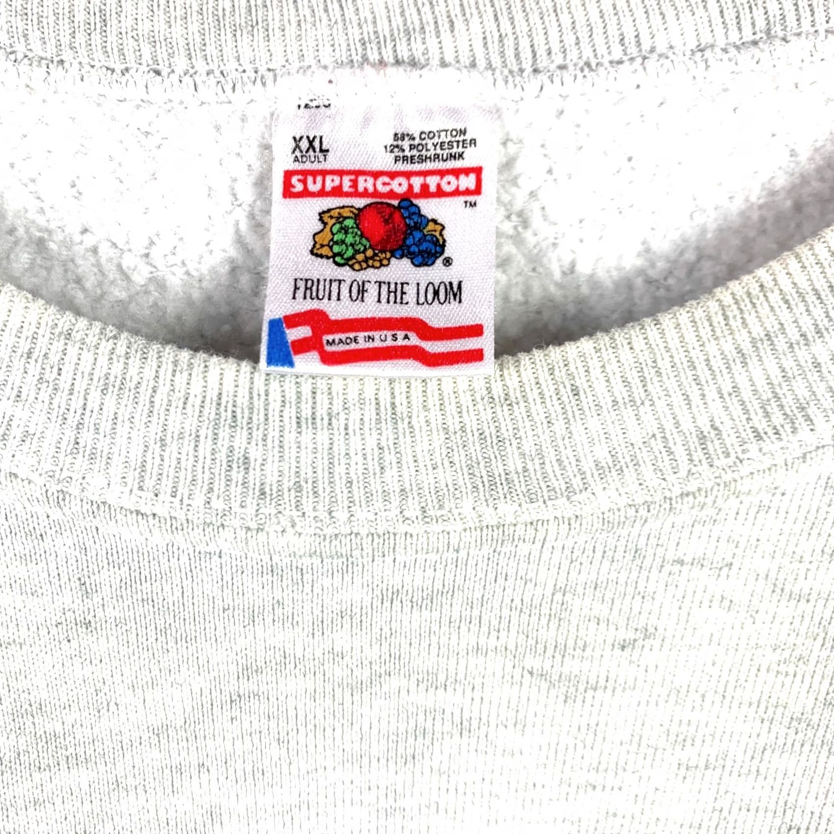 Fruit Of The Loom VINTAGE DCCC Conqs Football Gray Crew Sweatshirt 2XL Unisex Adults Nike? Size US XXL / EU 58 / 5 - 4 Thumbnail