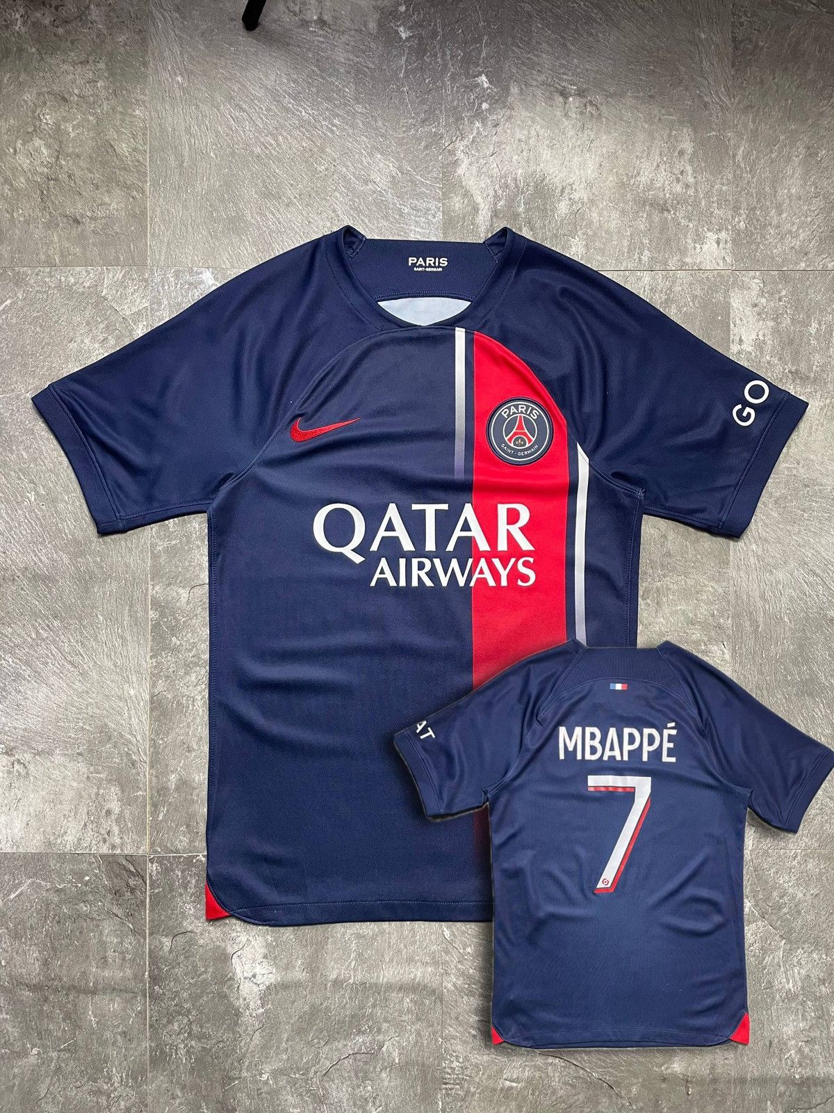 Nike Nike PSG Paris Saint Germain Mbappe Home Kit Soccer Jersey Size US XS / EU 42 / 0 - 1 Thumbnail