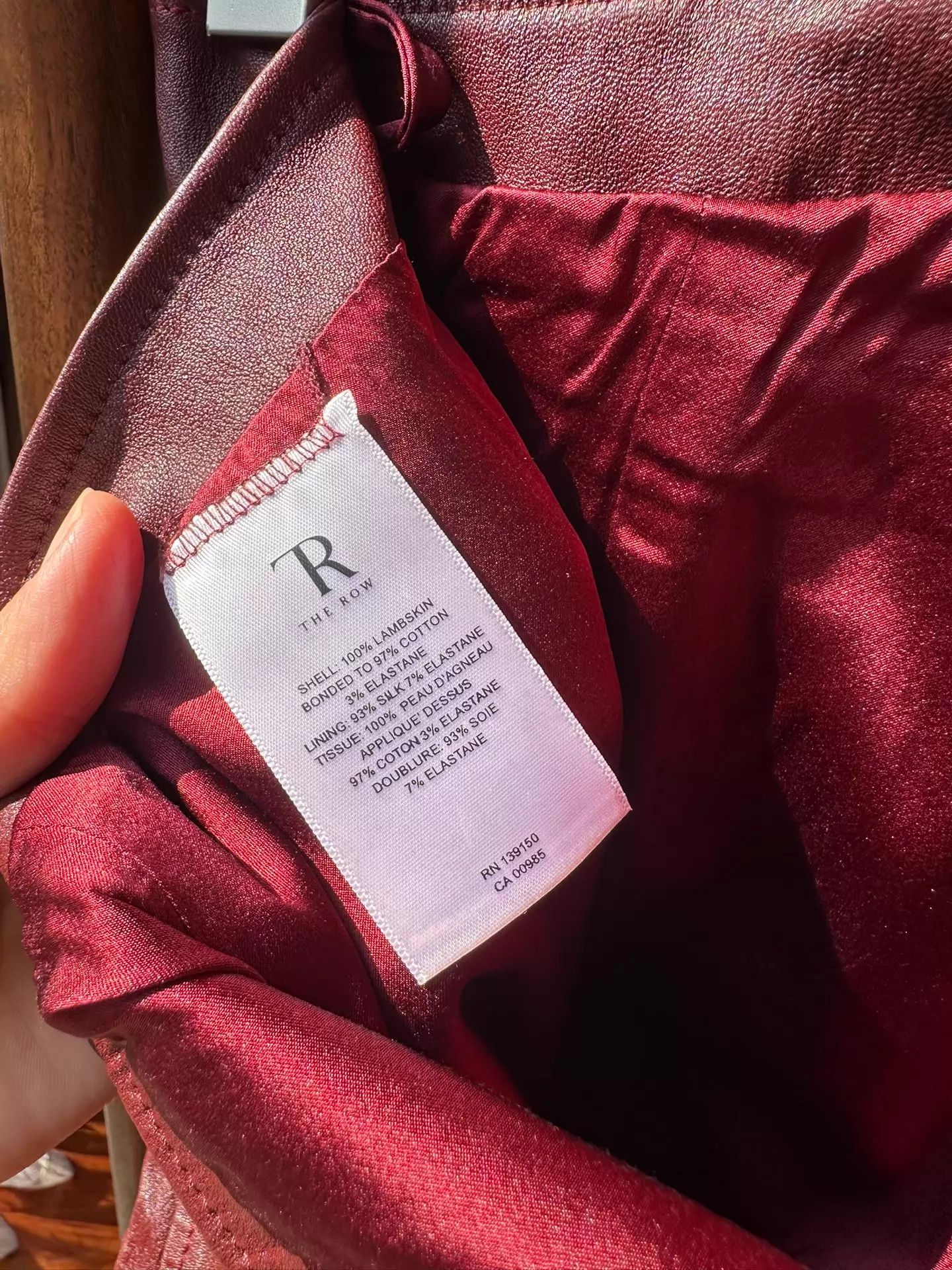 The Row The Row Stretchy Lambskin Leather Pants Size 4 Like New Size 27" / US 4 / IT 40 - 5 Thumbnail