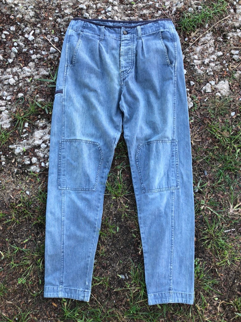 Diesel × Vintage Vintage Diesel Hickory Pants Distressed Size US 30 / EU 46 - 1 Thumbnail