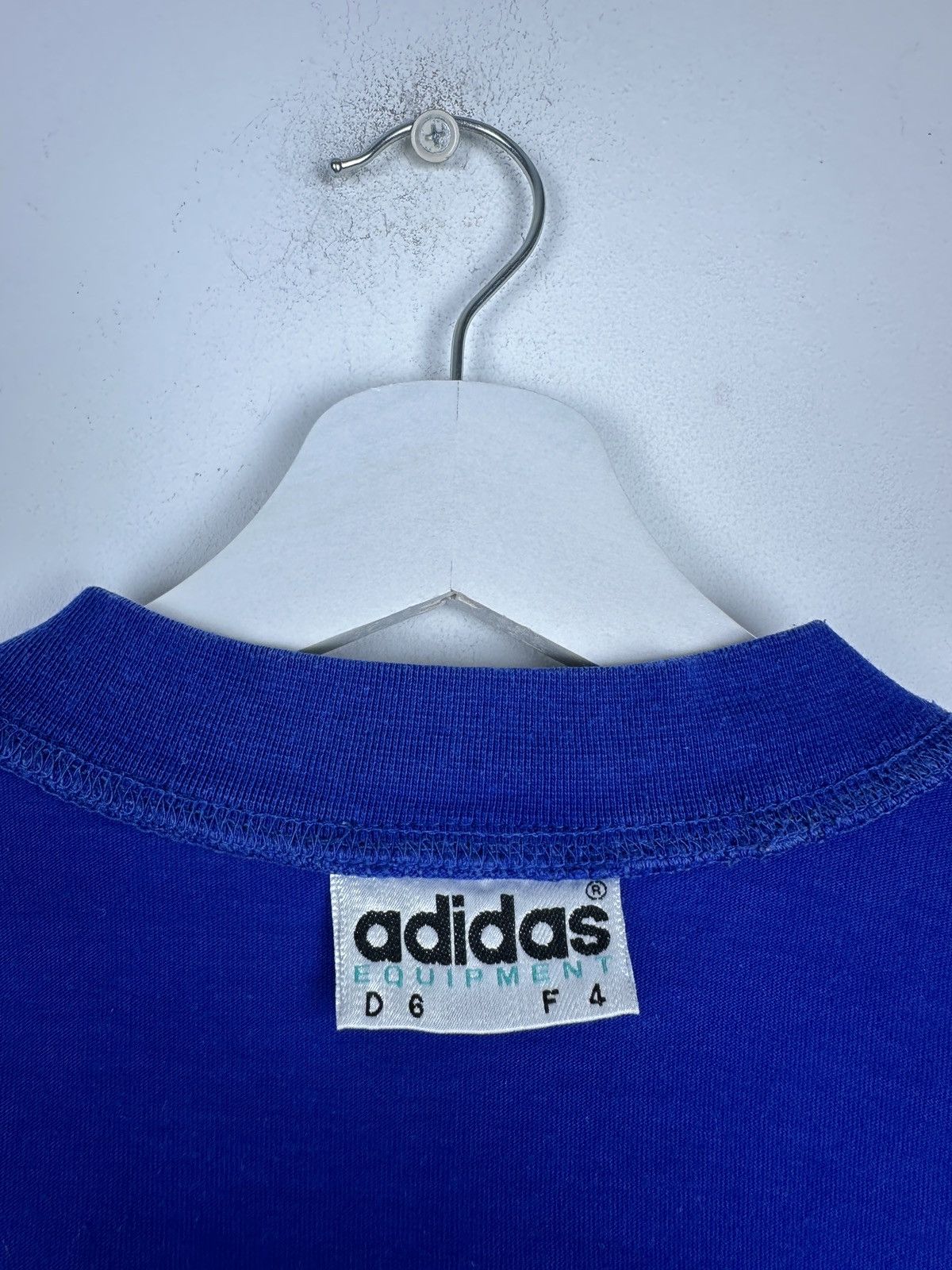 Adidas 90s Vintage Adidas Equipment Big Logo T Shirt Tee Size US M / EU 48-50 / 2 - 8 Thumbnail