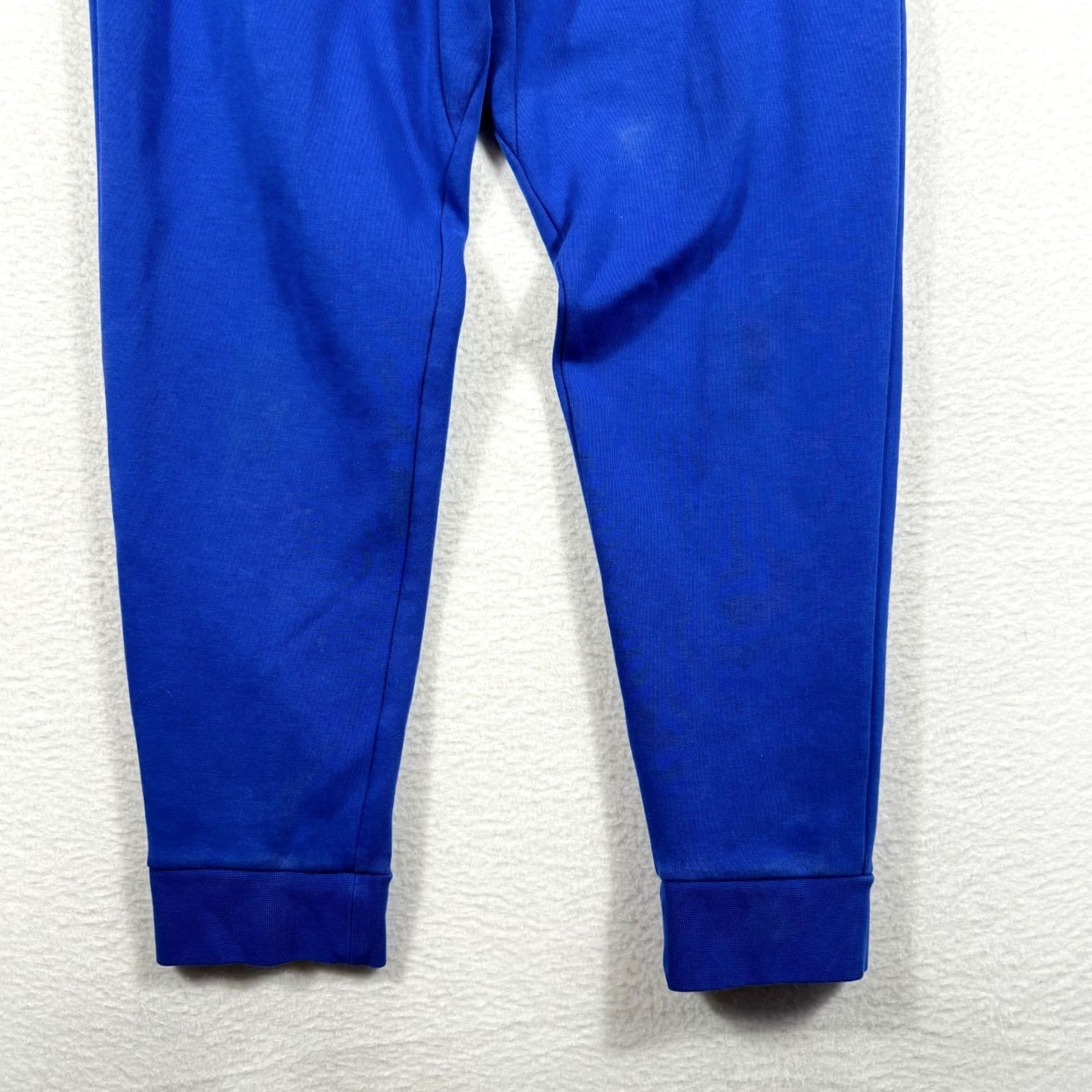 Polo Ralph Lauren Polo Ralph Lauren Mens Medium Jogger Pants Blue Knit Double Waist Drawstring Tapered Activewear Gym & Training Winter Fall Spring Size US M / EU 48-50 / 2 - 3 Thumbnail