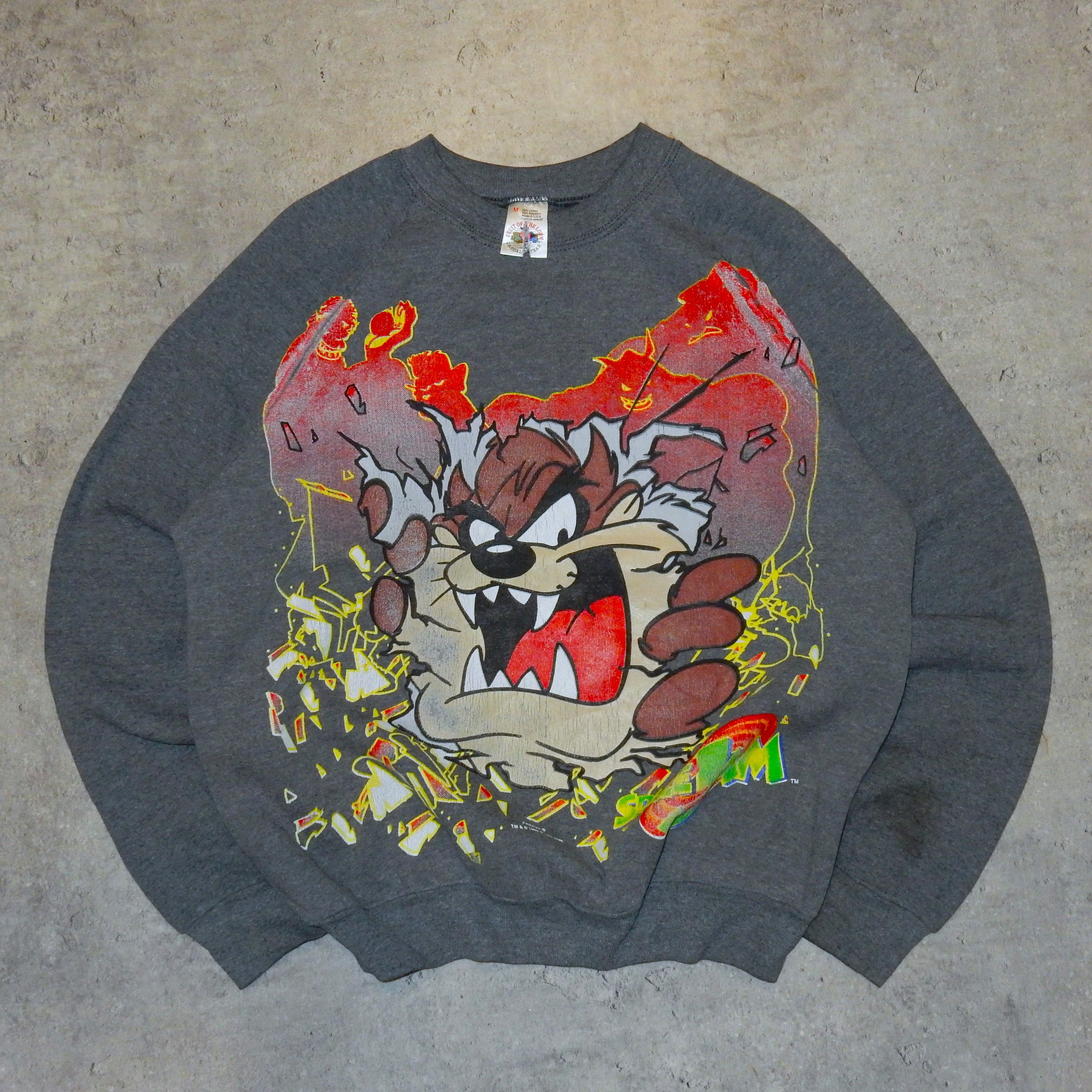 Disney × Vintage Looney Tunes vintage 90's grey sweatshirt - M Size US M / EU 48-50 / 2 - 1 Thumbnail