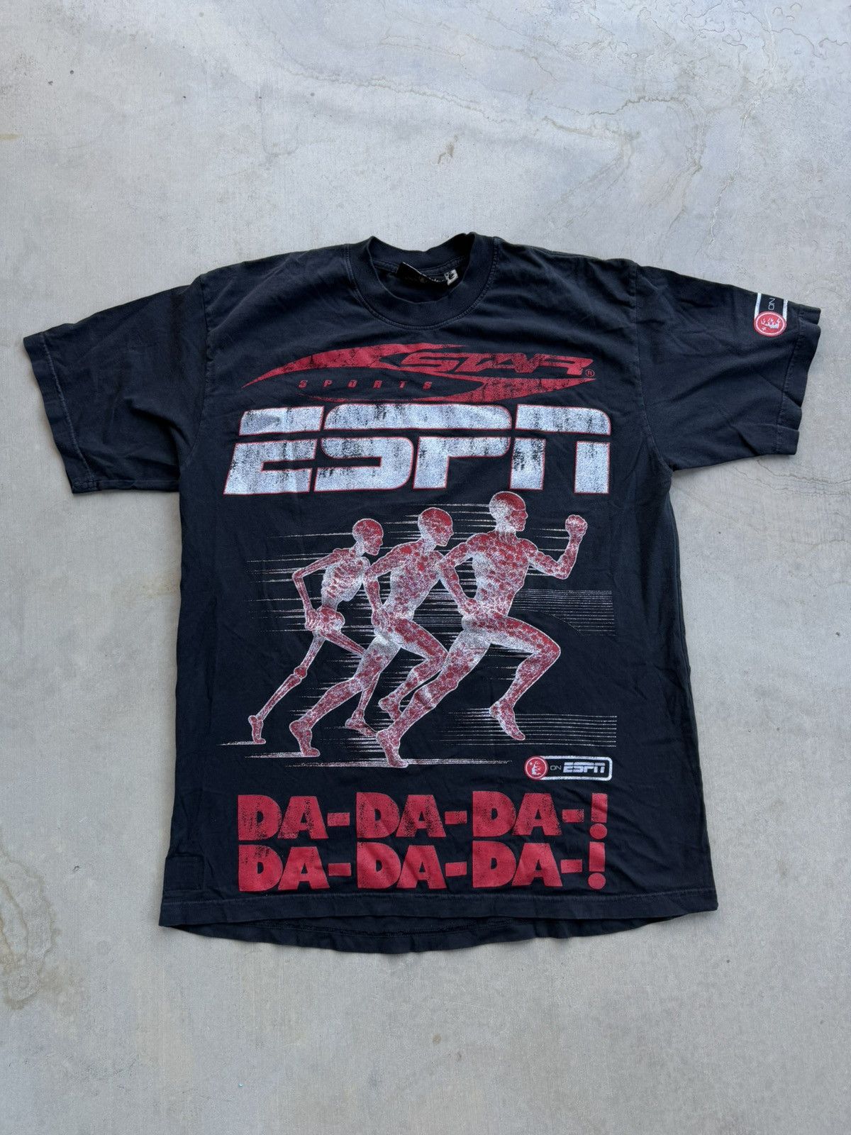 HELLSTAR Hellstar x ESPN x Complex NYC Exclusive Tee – Black Large Size US L / EU 52-54 / 3 - 1 Thumbnail