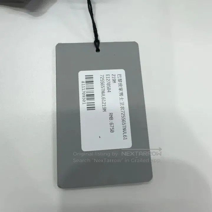 Balenciaga Balenciaga Gray Oversized Hoodie for Men. Size US M / EU 48-50 / 2 - 5 Thumbnail