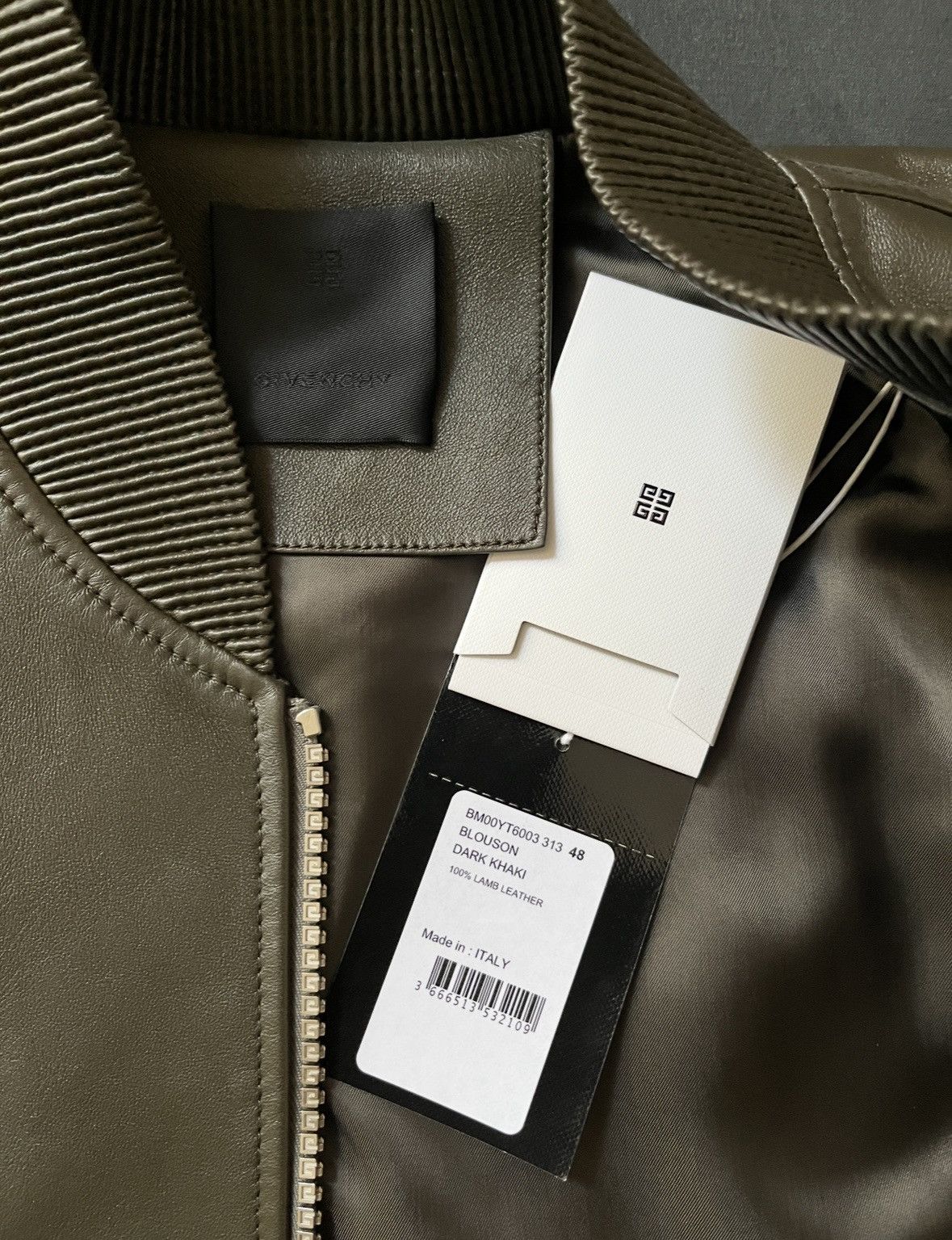 Givenchy Nappa Leather Bomber Givenchy By MMW Size US M / EU 48-50 / 2 - 5 Thumbnail