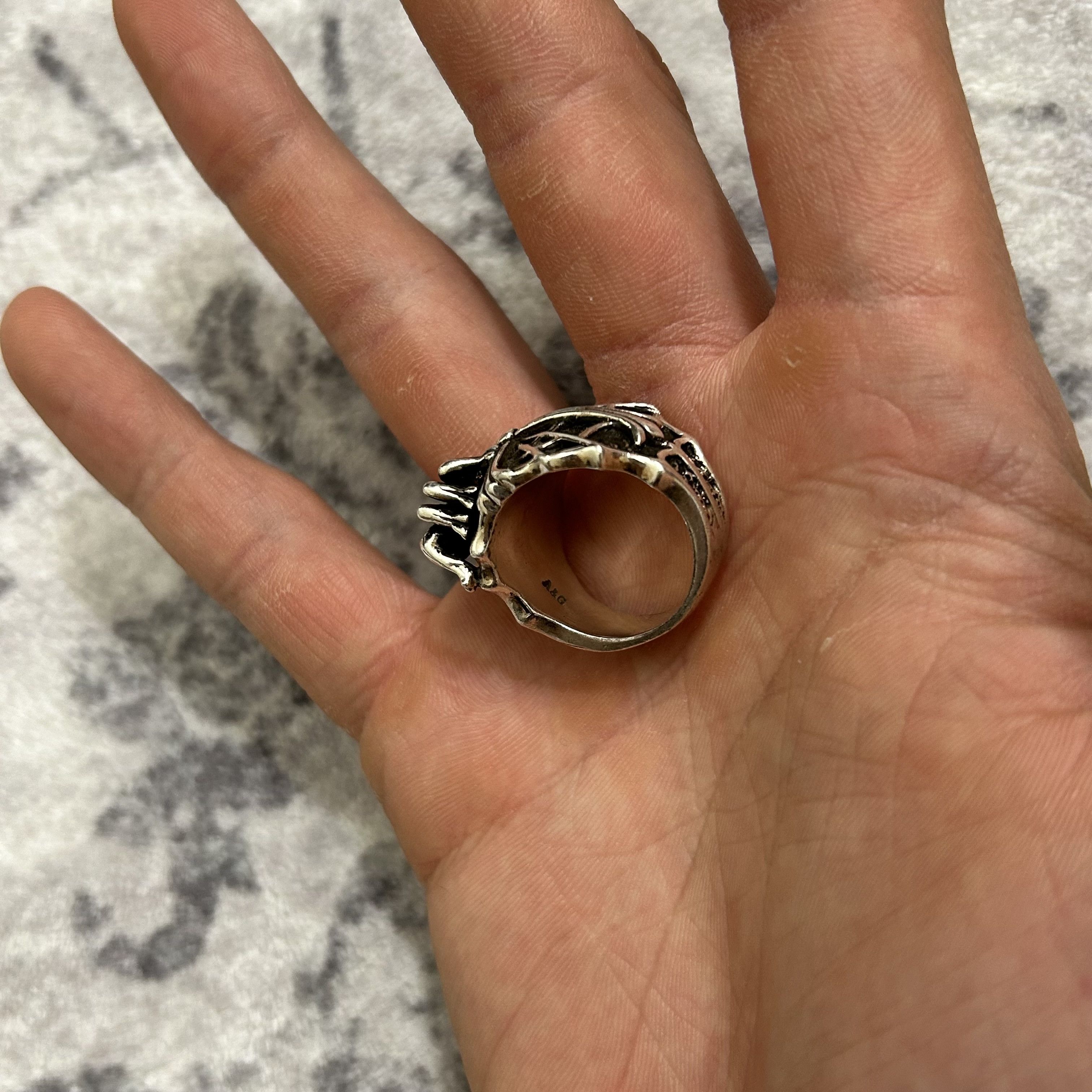 A&G Rock A&G Rock N’ Roll Couture Ruby Spider Ring Size 9 Size ONE SIZE - 5 Thumbnail