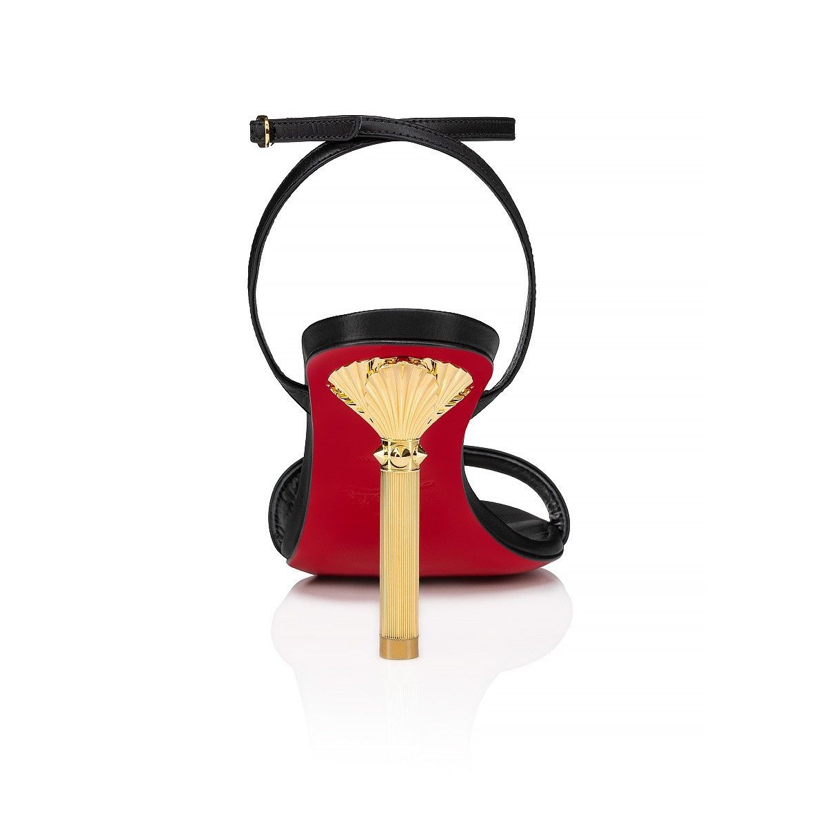 Christian Louboutin o1s1wg110125 Masca Sandals in Black Size US 8 / IT 38 - 3 Thumbnail