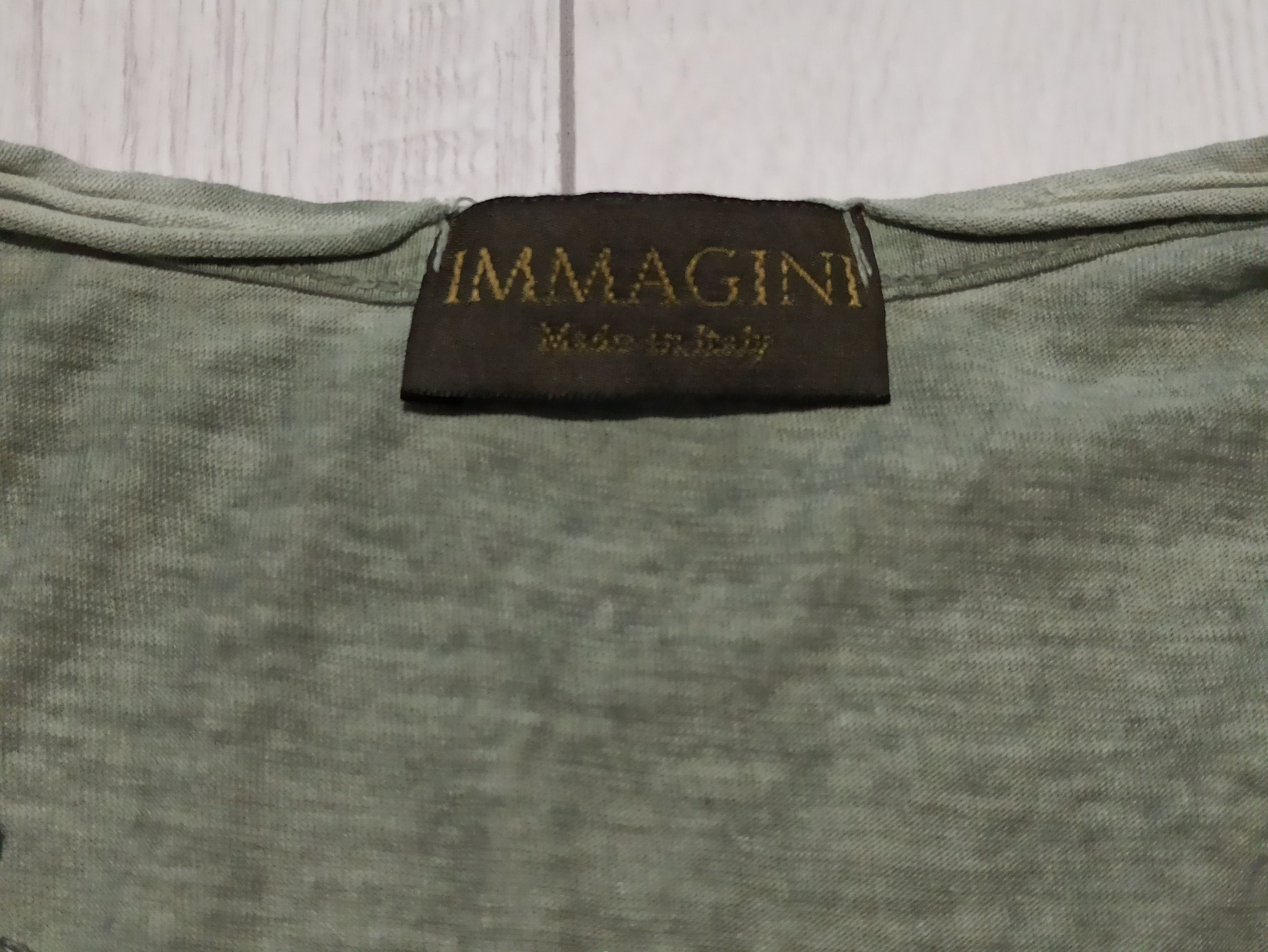 Vintage Immagini linen T shirt Size US L / EU 52-54 / 3 - 2 Thumbnail