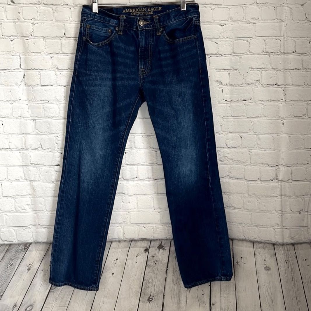 Vintage American Eagle Mens Jeans Size 29x30 Blue Size US 29 - 2 Thumbnail