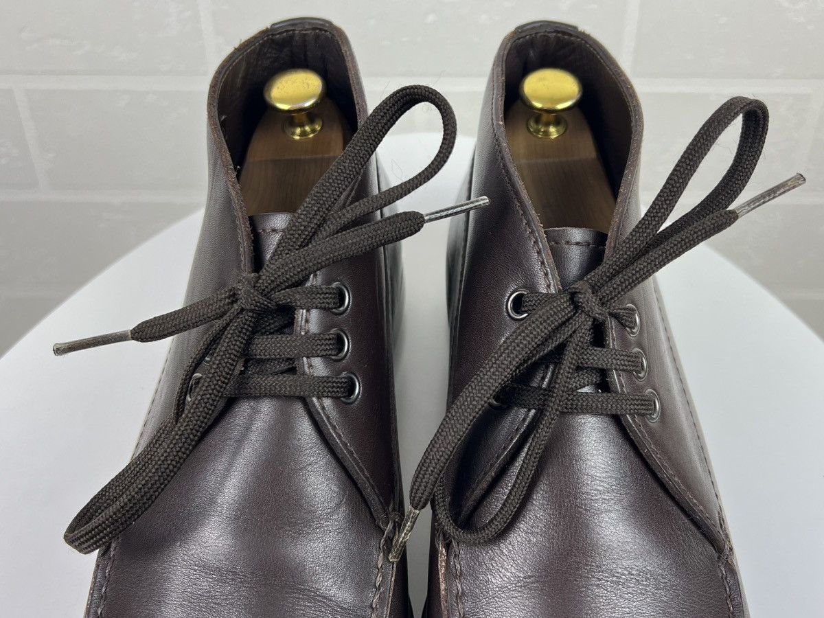 Prada PRADA Boots Leather Shoes Rubber Sole Red Tab Brown Men's Size US 9 / EU 42 - 6 Thumbnail