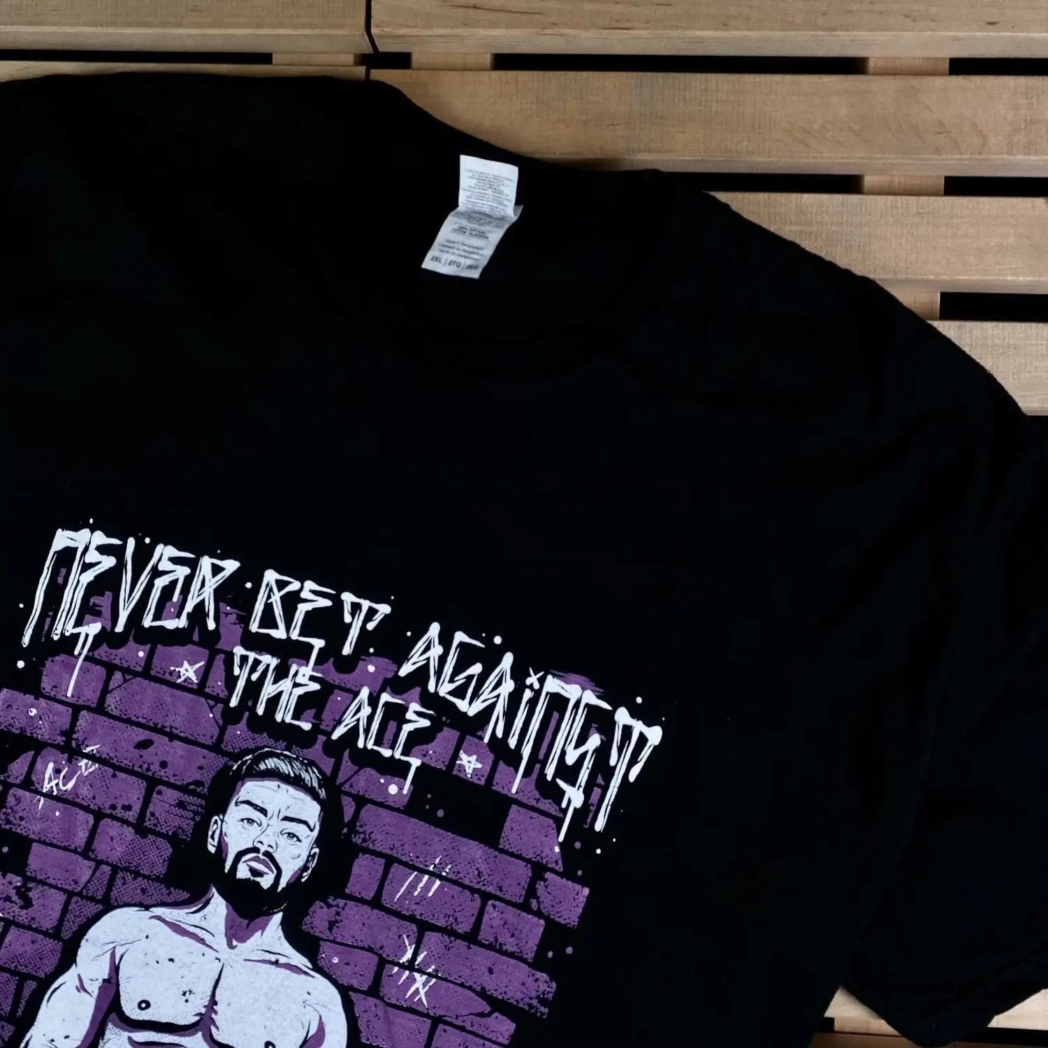 Vintage Vintage T Shirt Jordan Devlin Wrestler WWE NXT Size XXL Size US XXL / EU 58 / 5 - 2 Thumbnail