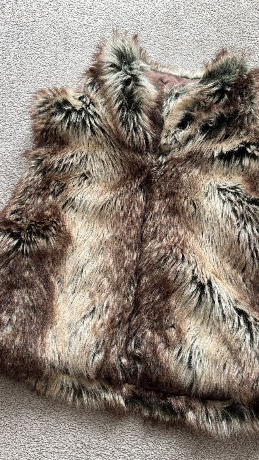 14th Addiction Y2K Faux Fur Vest Jacket Goth Playboi Hysteric Glamour Vibe Size M / US 6-8 / IT 42-44 - 2 Thumbnail