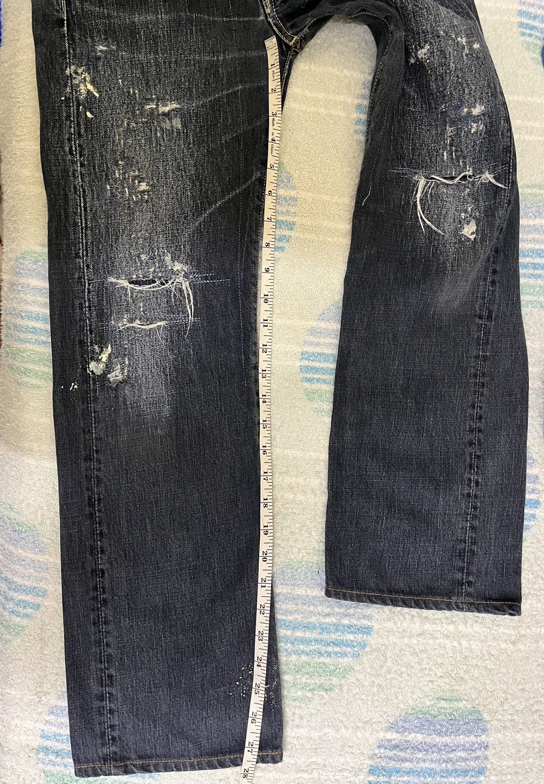 45rpm 💥 45rpm Distressed Denim Size 26" / US 2 / IT 38 - 15 Thumbnail