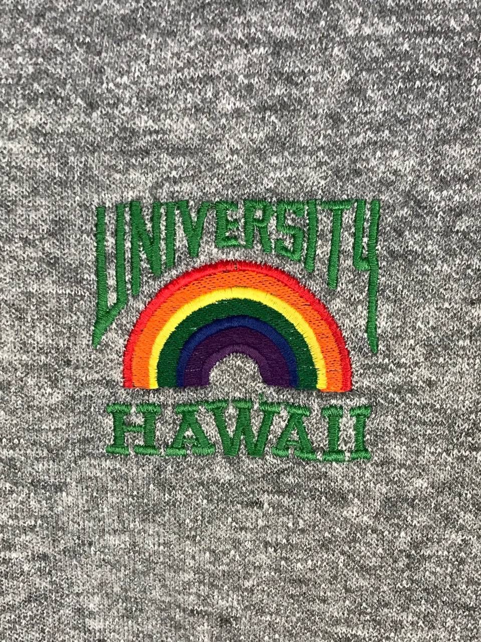 Vintage Vintage 80s university hawaii rainbow Size US M / EU 48-50 / 2 - 5 Thumbnail