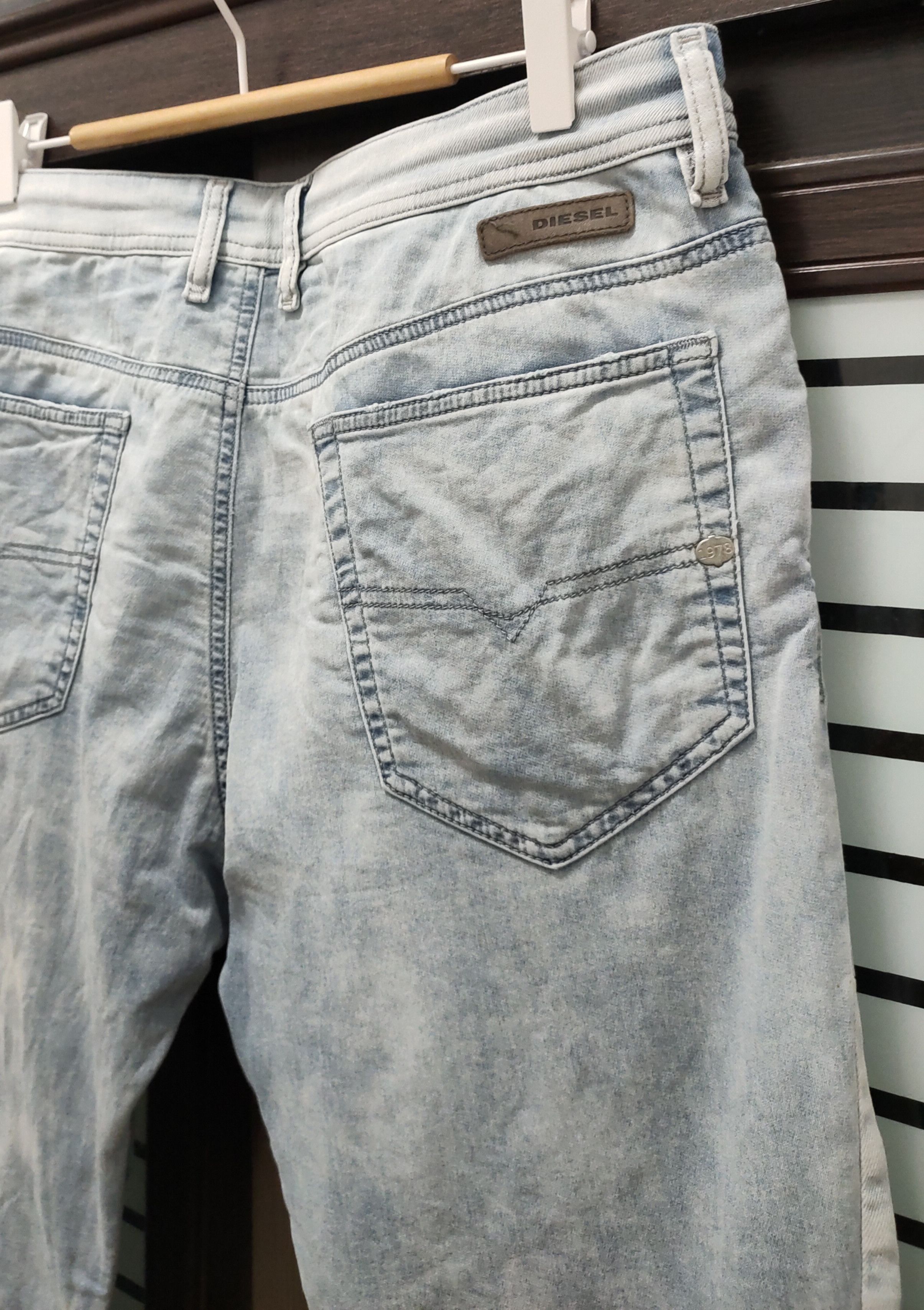 Diesel 💥Diesel Industry Denim + Sweatpants💥 Size US 35 - 7 Thumbnail