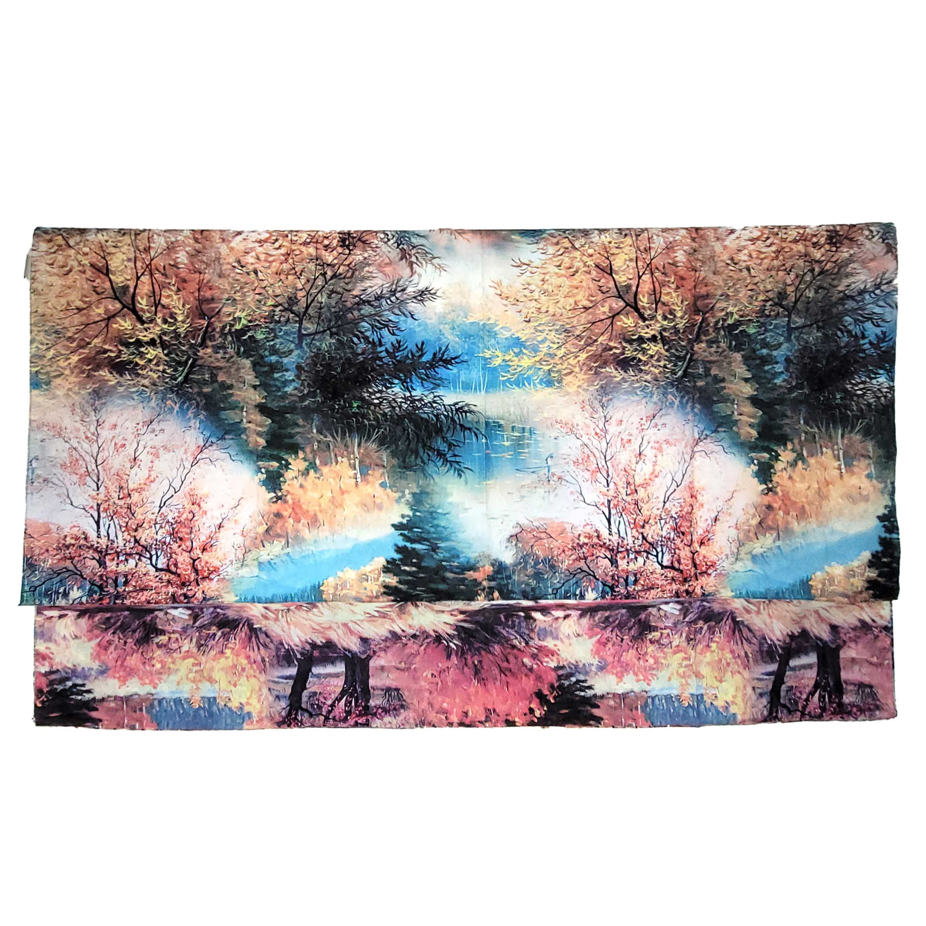 Other NWT Double-Sided Silk Scarf 52"x52" Large Square Wrap 3411 Size ONE SIZE - 10 Thumbnail