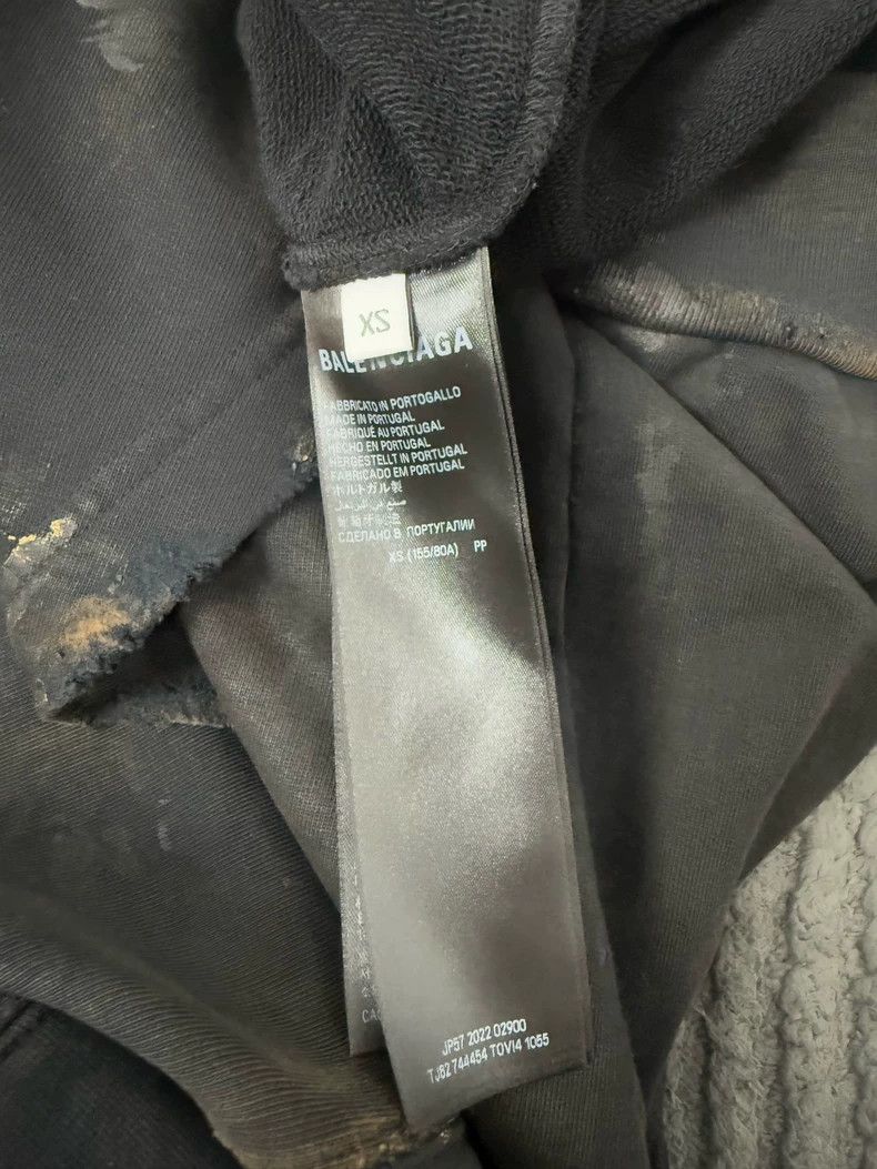 Balenciaga Balenciaga Mud dyeing to make old zipper sweater coat Size US XS / EU 42 / 0 - 4 Thumbnail