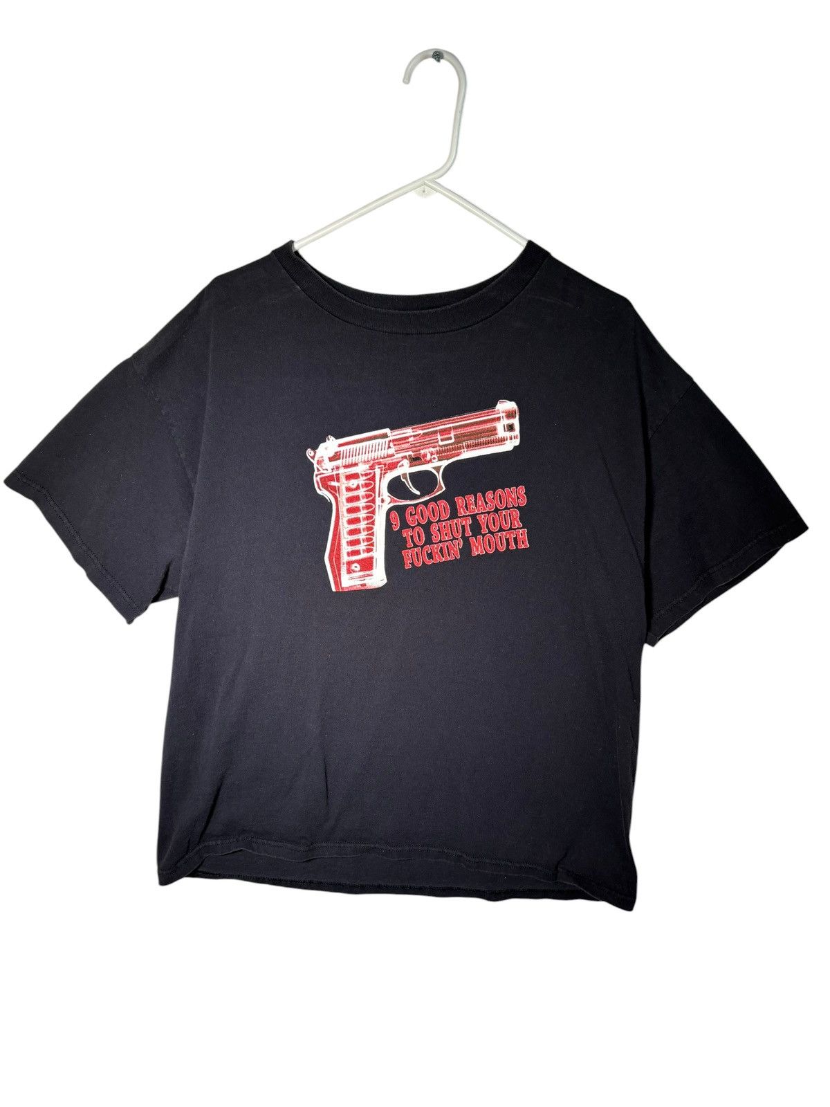 Vintage Vintage 9milli Gun Tshirt Size US XL / EU 56 / 4 - 1 Thumbnail